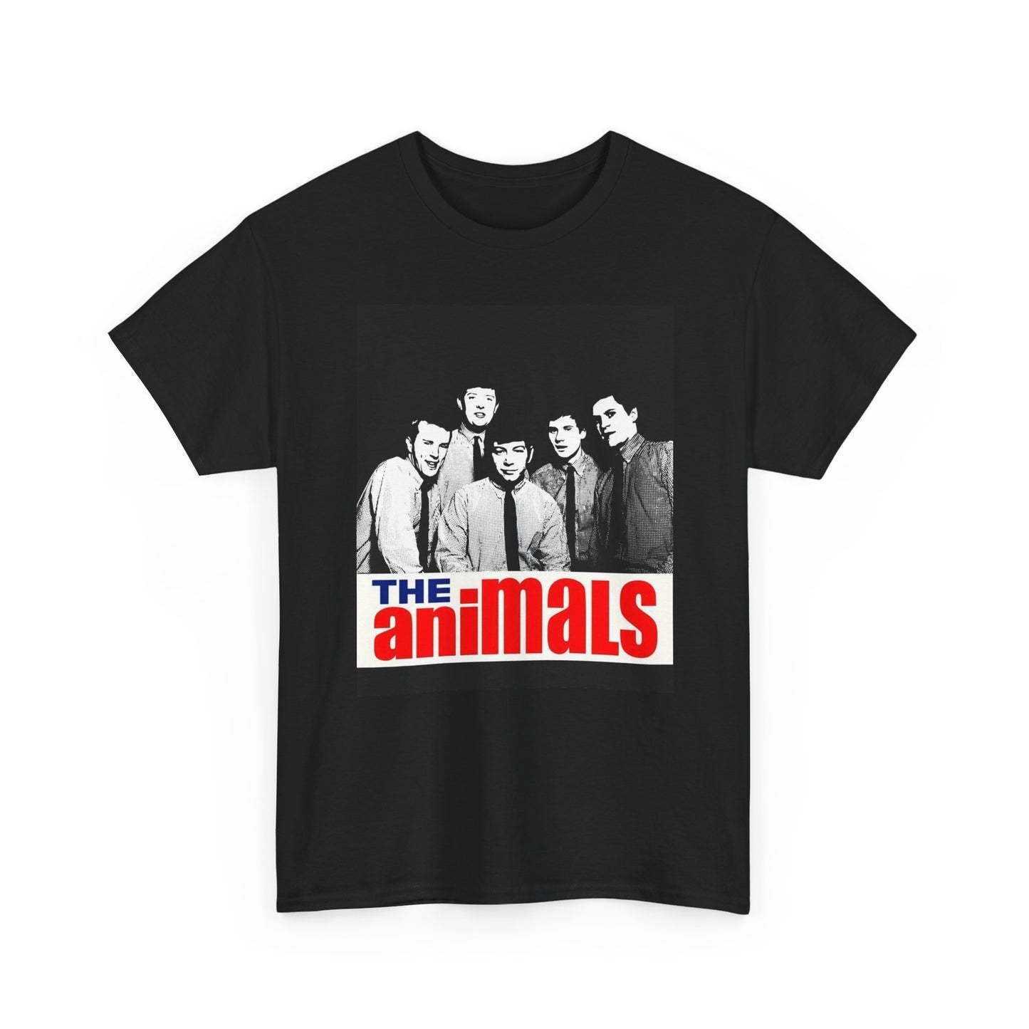 The Animals Band Tshirt Vintage Merch Poster Rock Unisex Heavy Cotton Tee