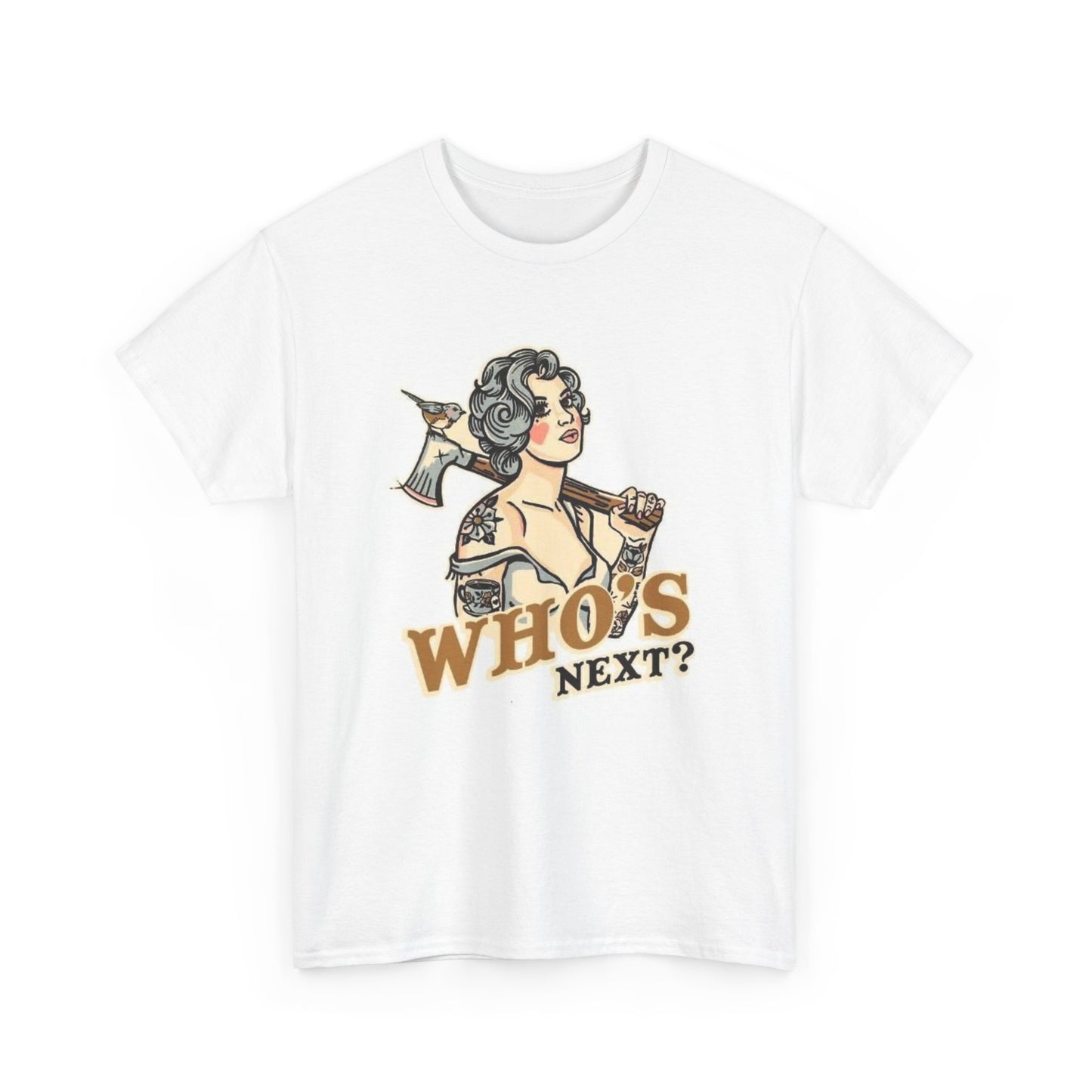 Who's Next Graphic T Shirt Women's BRAND NEW  Cotton Tee