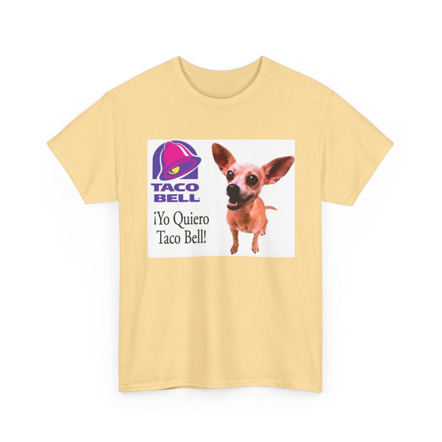 Taco Bell Shirt Funny Retro Logo Mexican Dog 90s Nostalgia Unisex Heavy Cotton