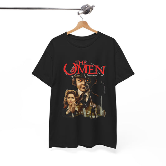 The Omen Retro Horror Graphic T Shirt NEW ADULT Vintage