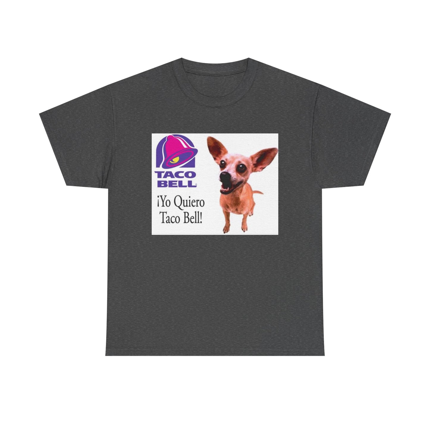 Taco Bell Shirt Funny Retro Logo Mexican Dog 90s Nostalgia Unisex Heavy Cotton