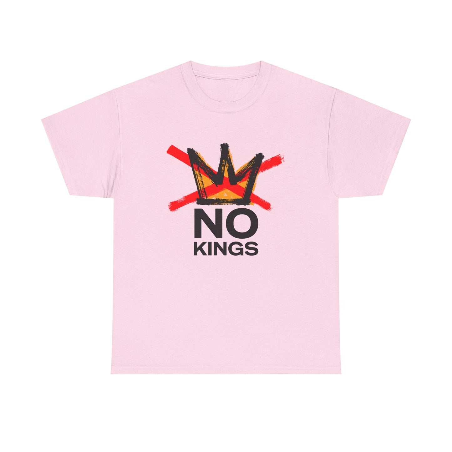No Kings Graphic T Shirt Protest Resist BLM Support Unisex Heavy Cotton Tee