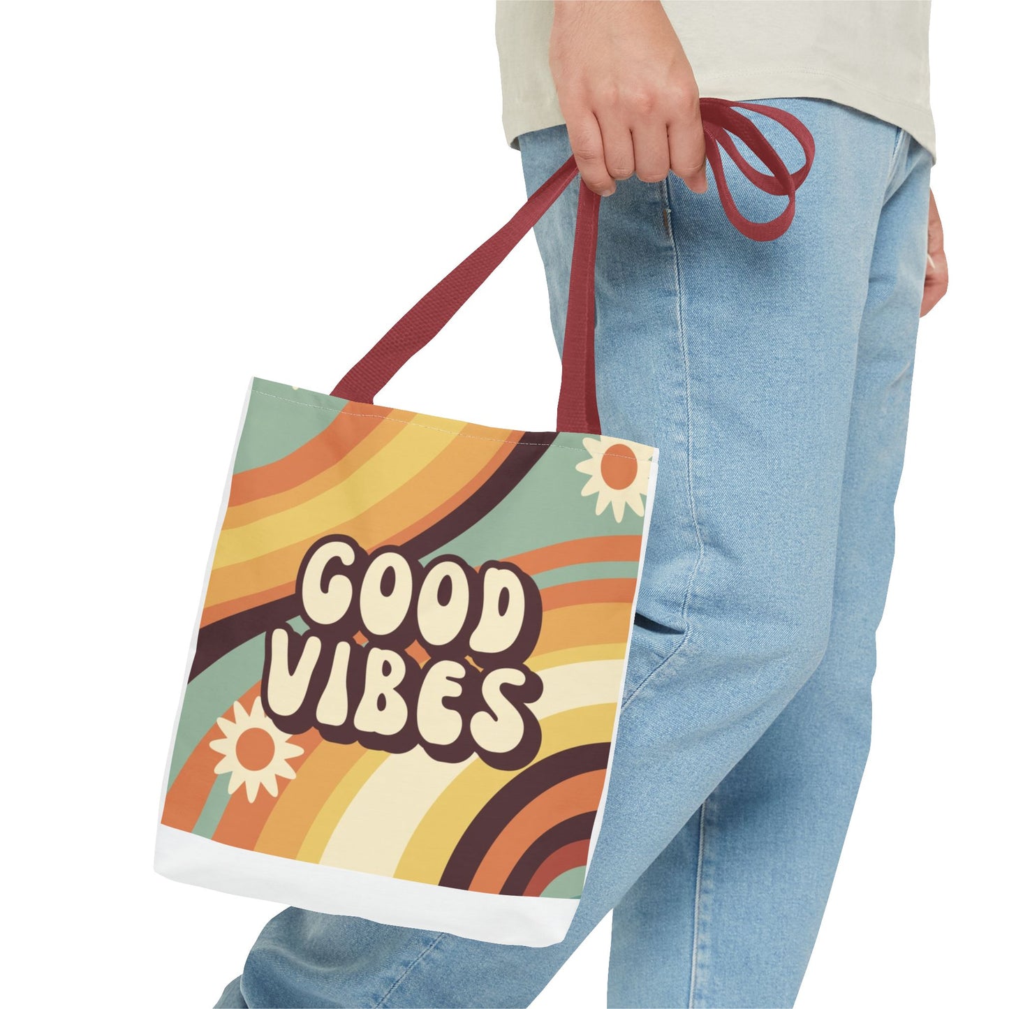 Good Vibes BRAND NEW BEACH Tote Bag (AOP)