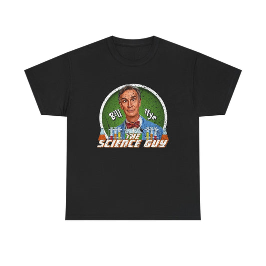 Bill Nye The Science Guy Graphic T Shirt New Adult Unisex Heavy Cotton Tee