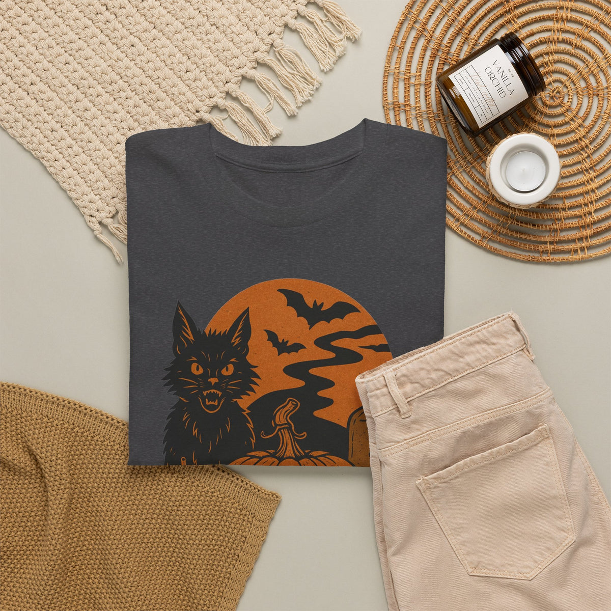 Long Live Halloween Graphic T Shirt Men's Heavy Cotton Tee