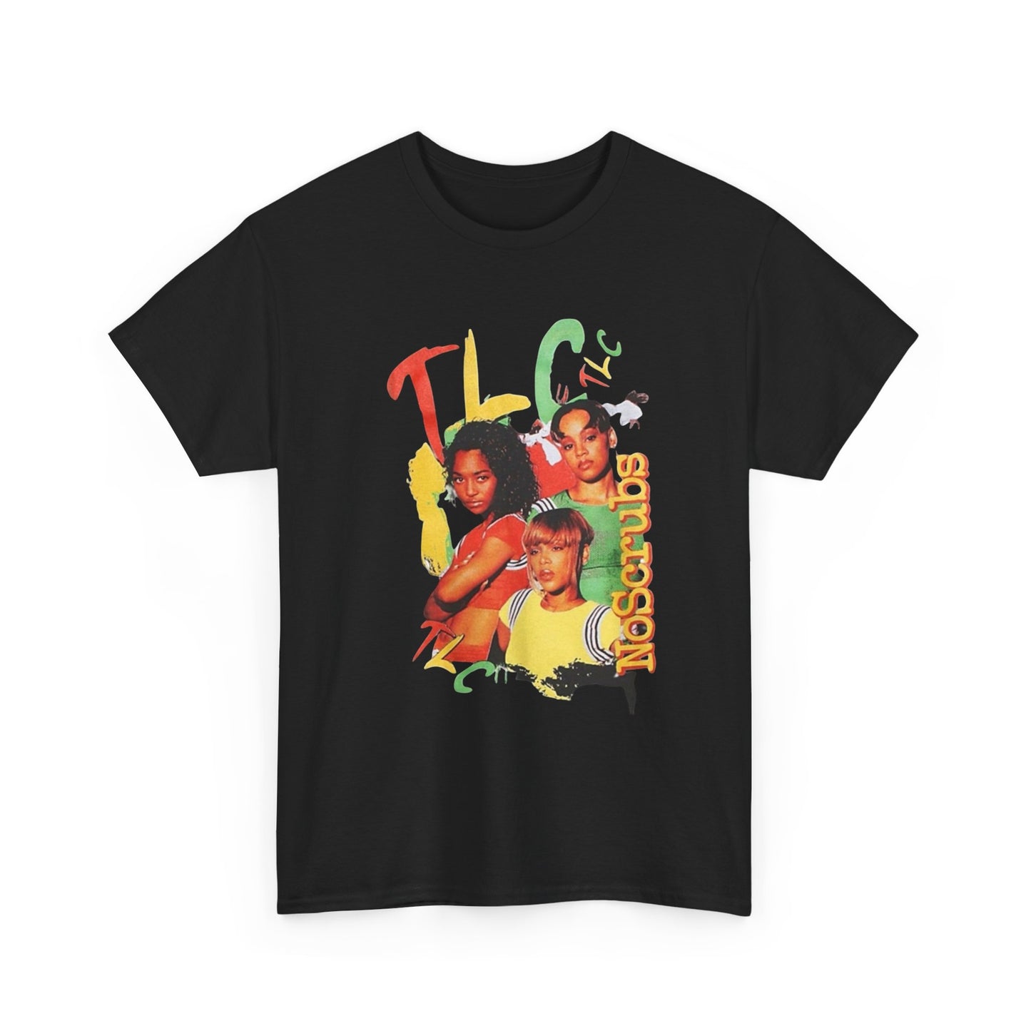 TLC No Scrubs Vintage Graphic T Shirt NEW Unisex Heavy Cotton Tee
