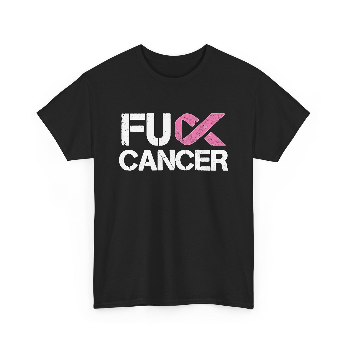 Fu Cancer Awareness Graphic T Shirt Unisex Heavy Cotton Tee