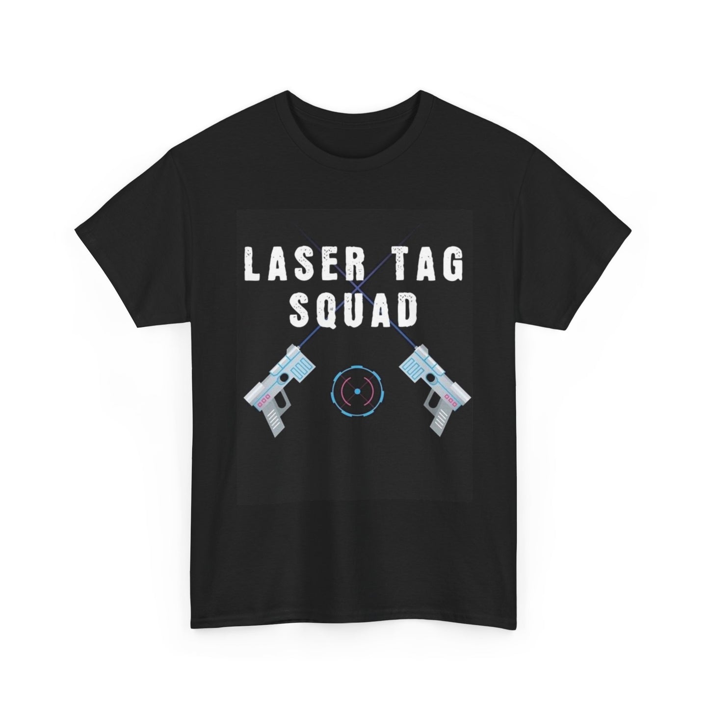 Laser Tag Squad Graphic T Shirt Funny Gift Unisex Heavy Cotton Tee