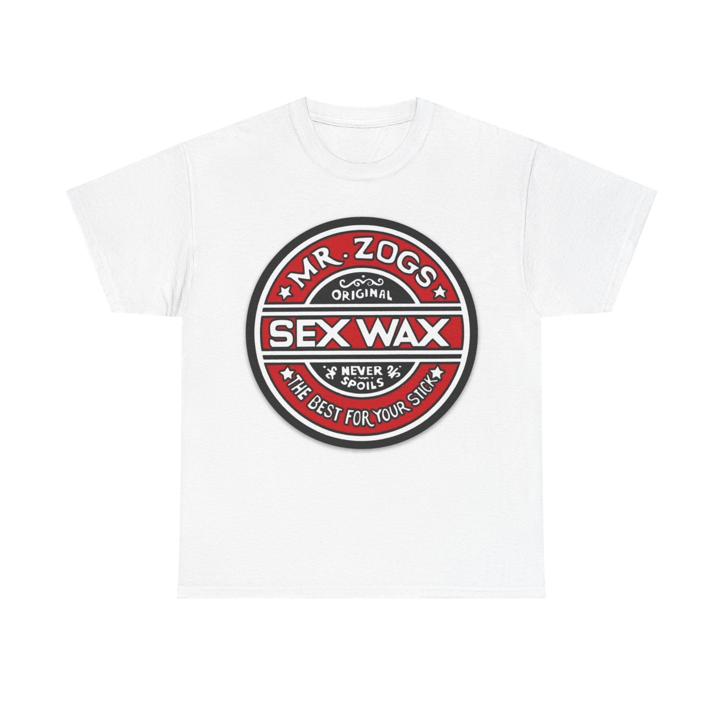 Mr Zogs Sex Wax Shirt Surfing Gear Charlies Angels Beach Unisex Heavy Cotton Tee