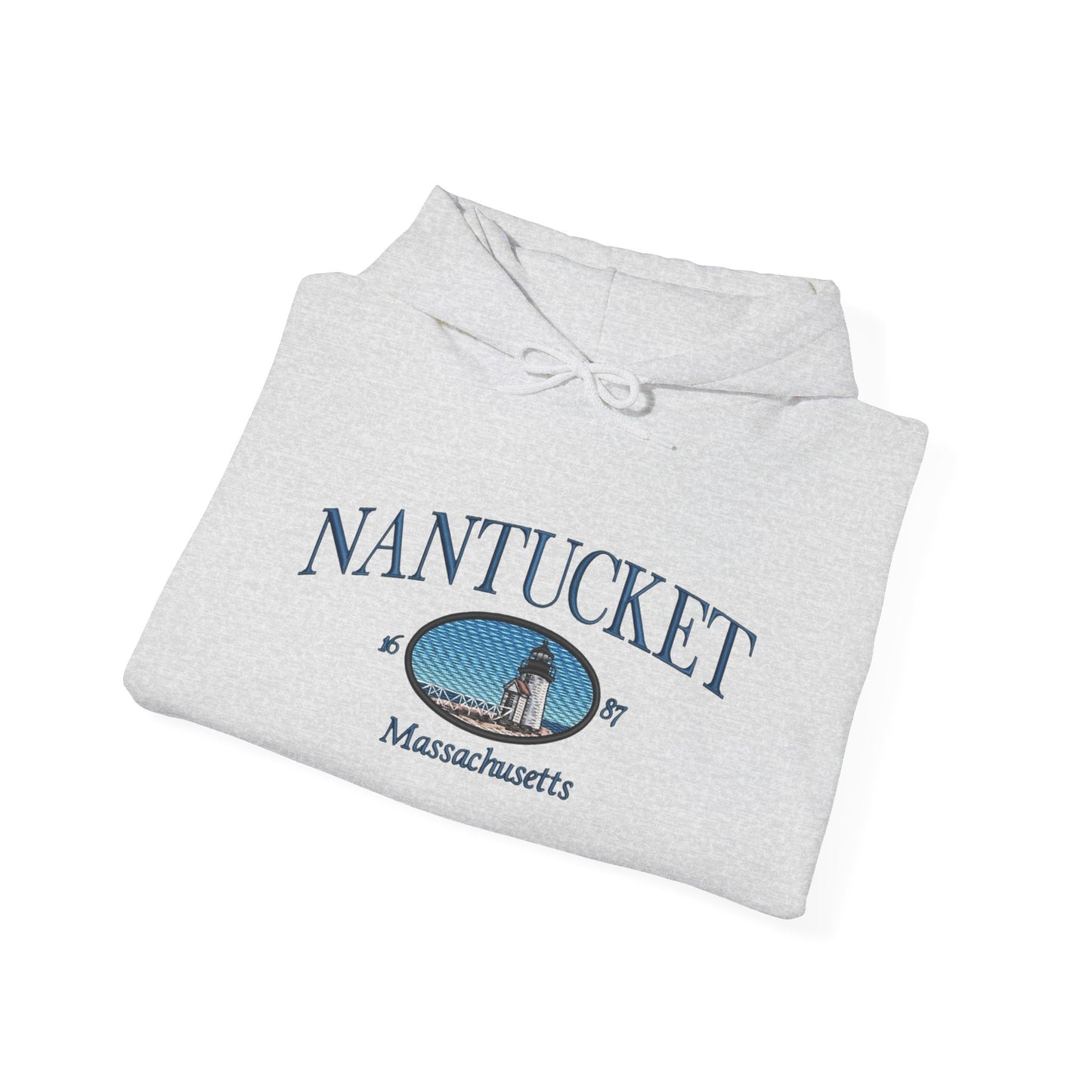 Nantucket Massachusetts Graphic Hoodie Heavy Blend Sweatshirt NEW