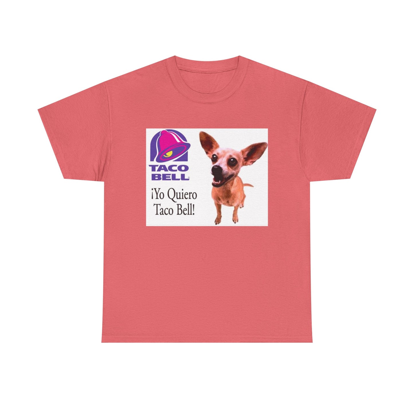 Taco Bell Shirt Funny Retro Logo Mexican Dog 90s Nostalgia Unisex Heavy Cotton