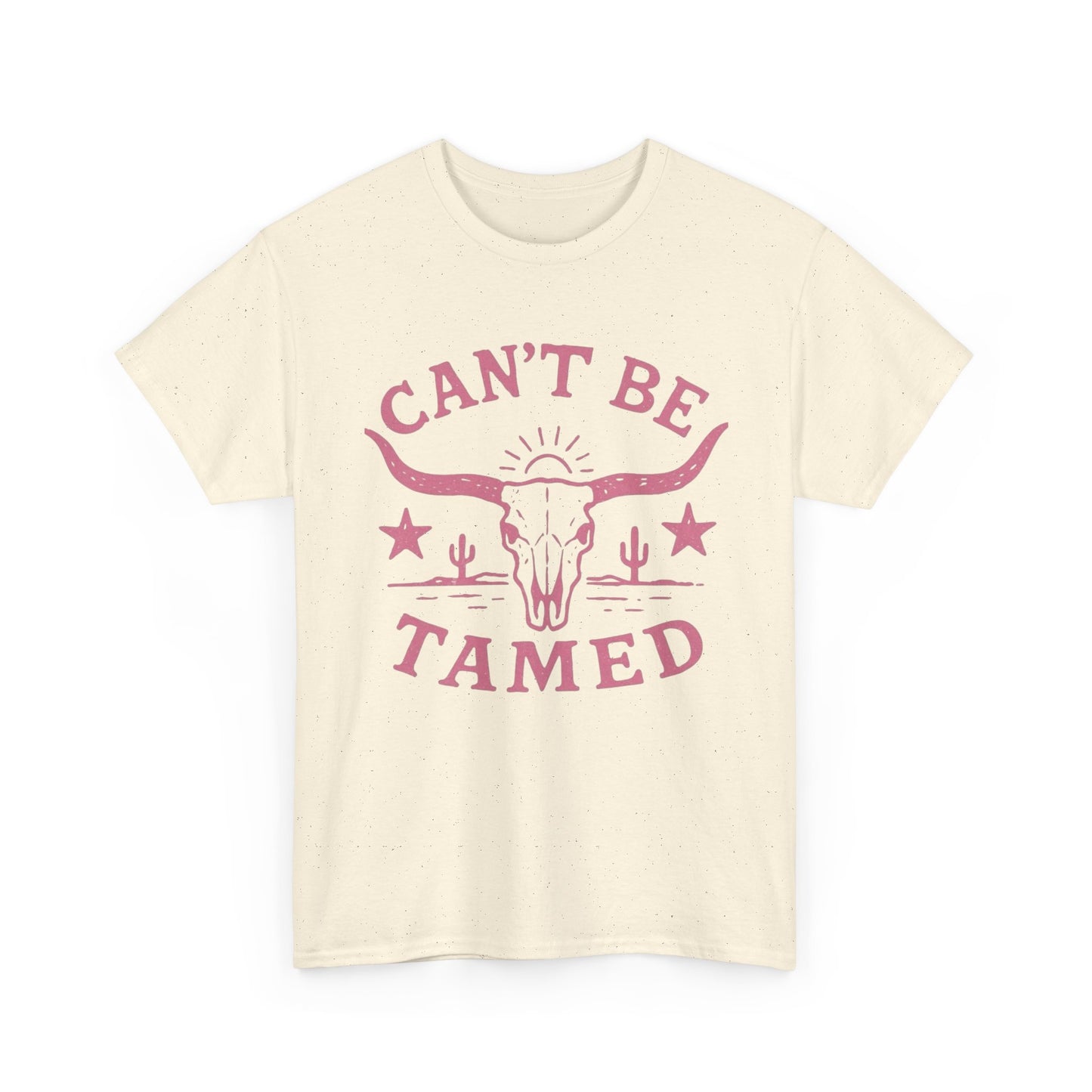 Cant Be Tamed Cowgirl Graphic T Shirt ALL SIZES Tee Unisex Heavy Cotton