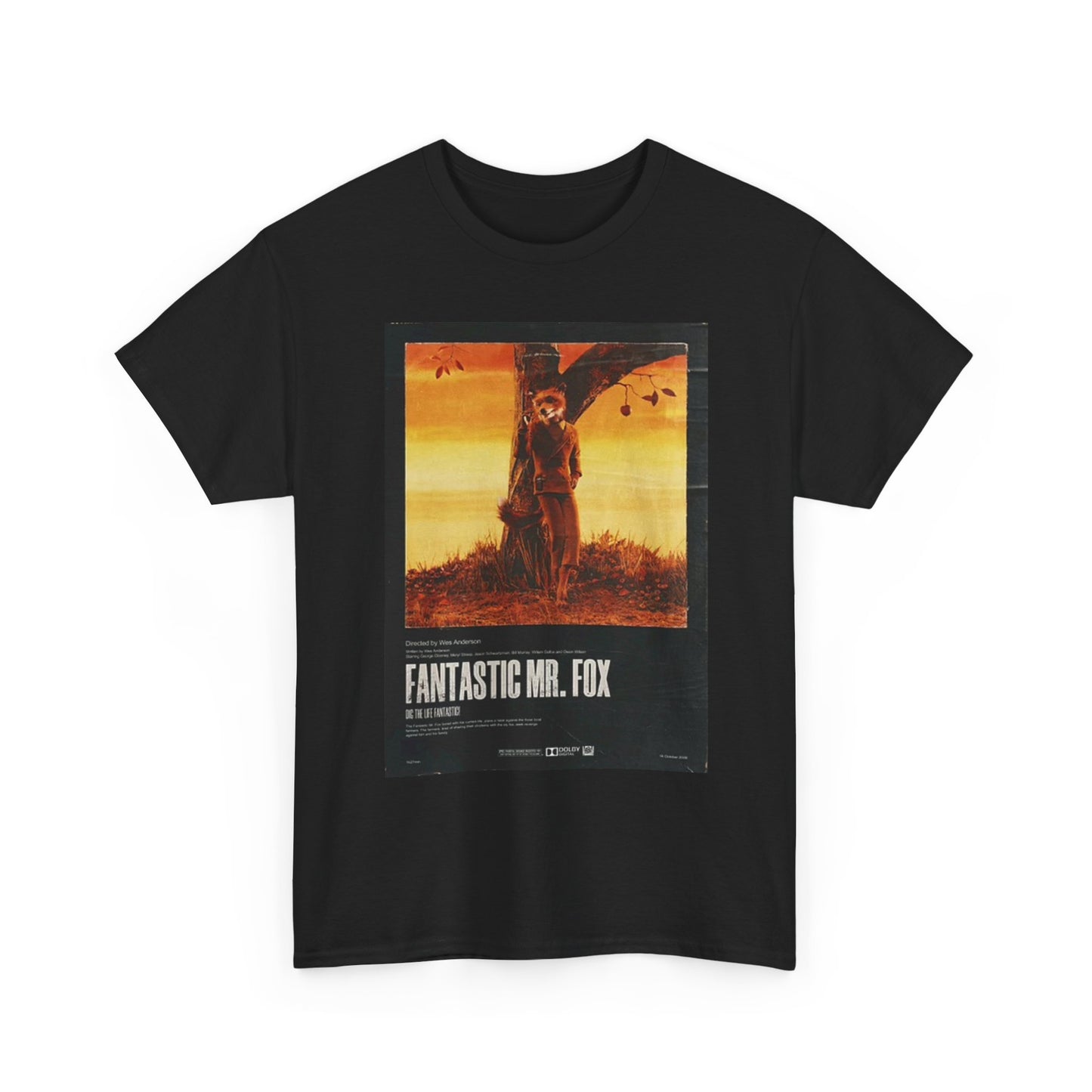 Fantastic Mr Fox Graphic T Shirt Unisex BRAND NEW Cotton Tee