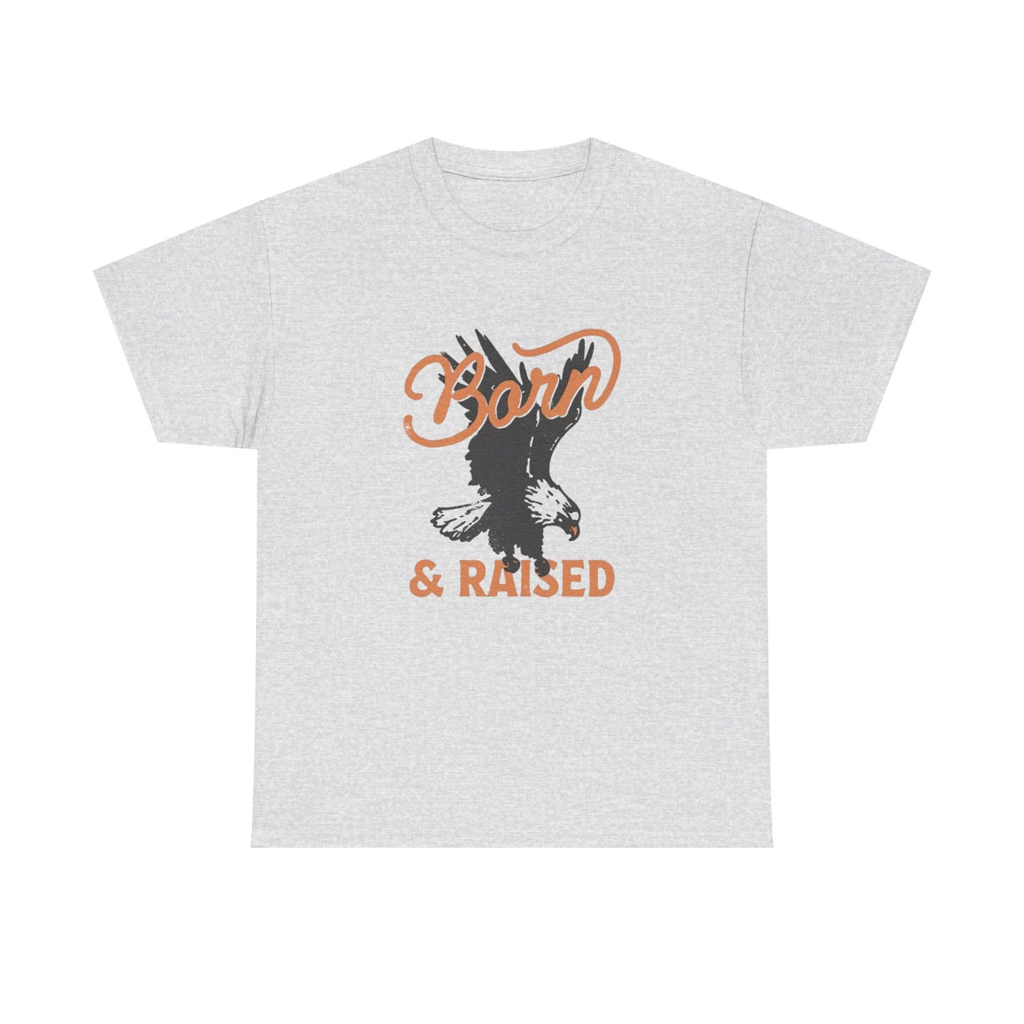 Born And Raised Free Bird Graphic T Shirt Unisex Heavy Cotton Tee Gift