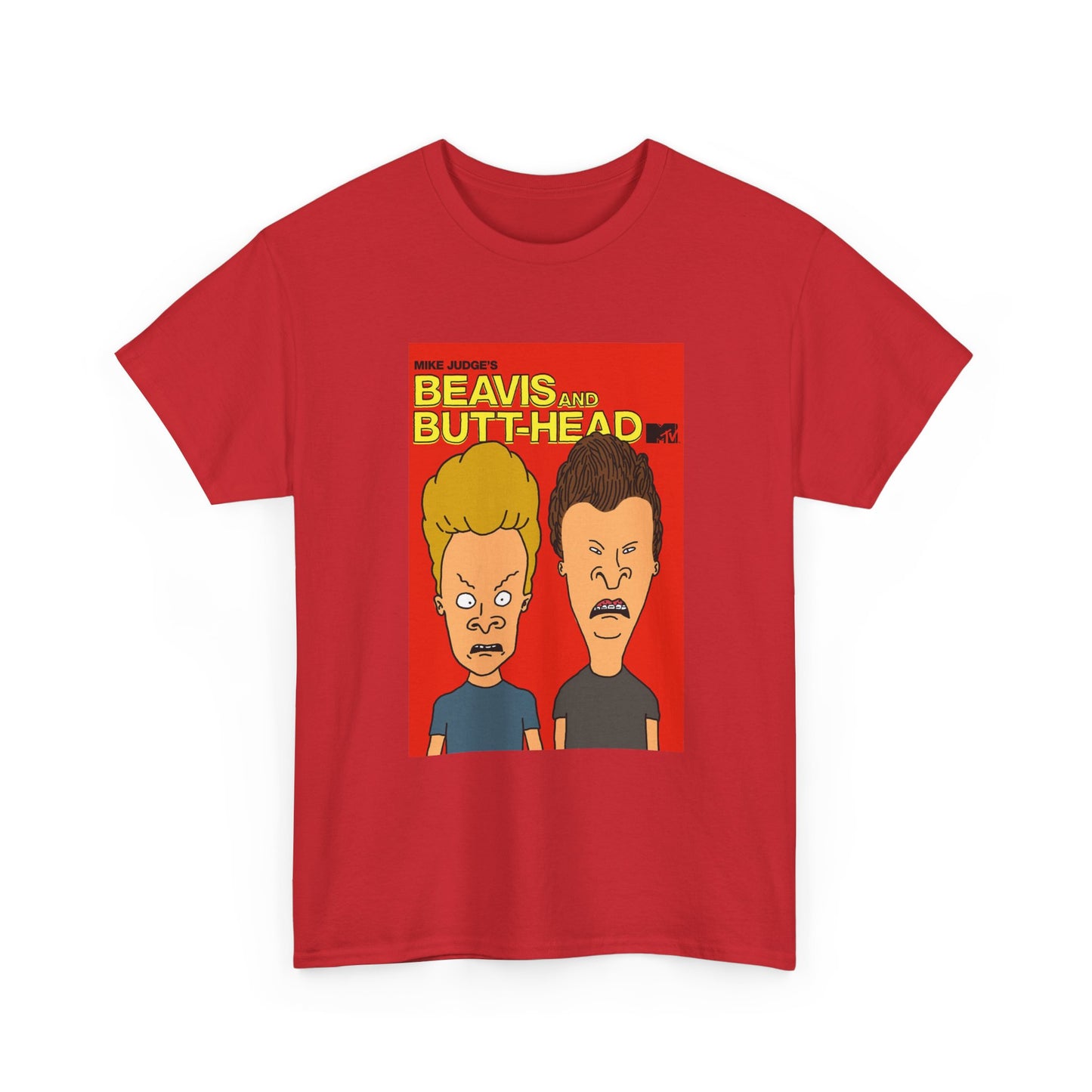 Beavis And Butthead Tshirt Comedy Tv Series Retro MTV Poster Unisex Heavy Cotton
