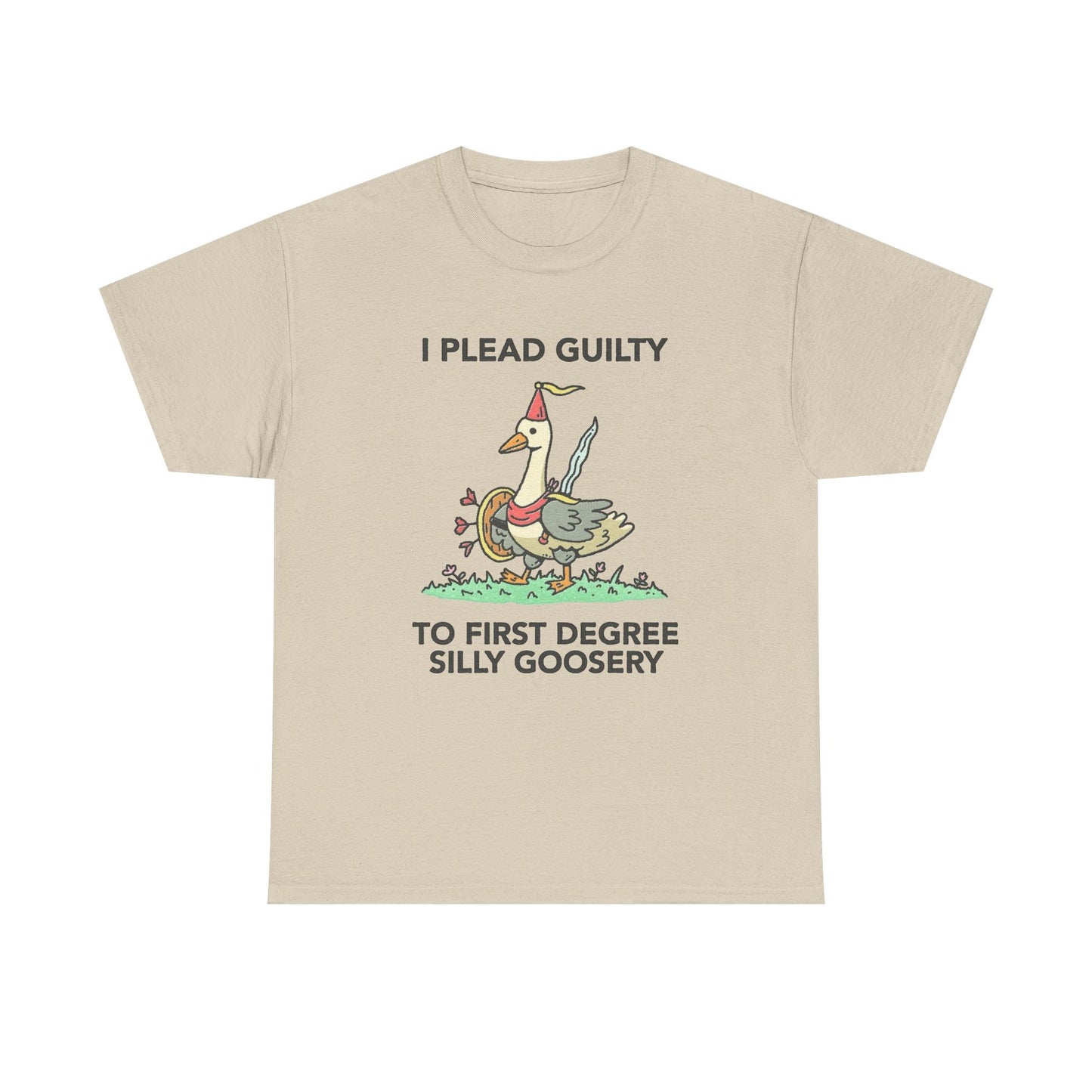 First Degree Silly Goosery Funny Graphic T Shirt NEW ADULT TEE VINTAGE