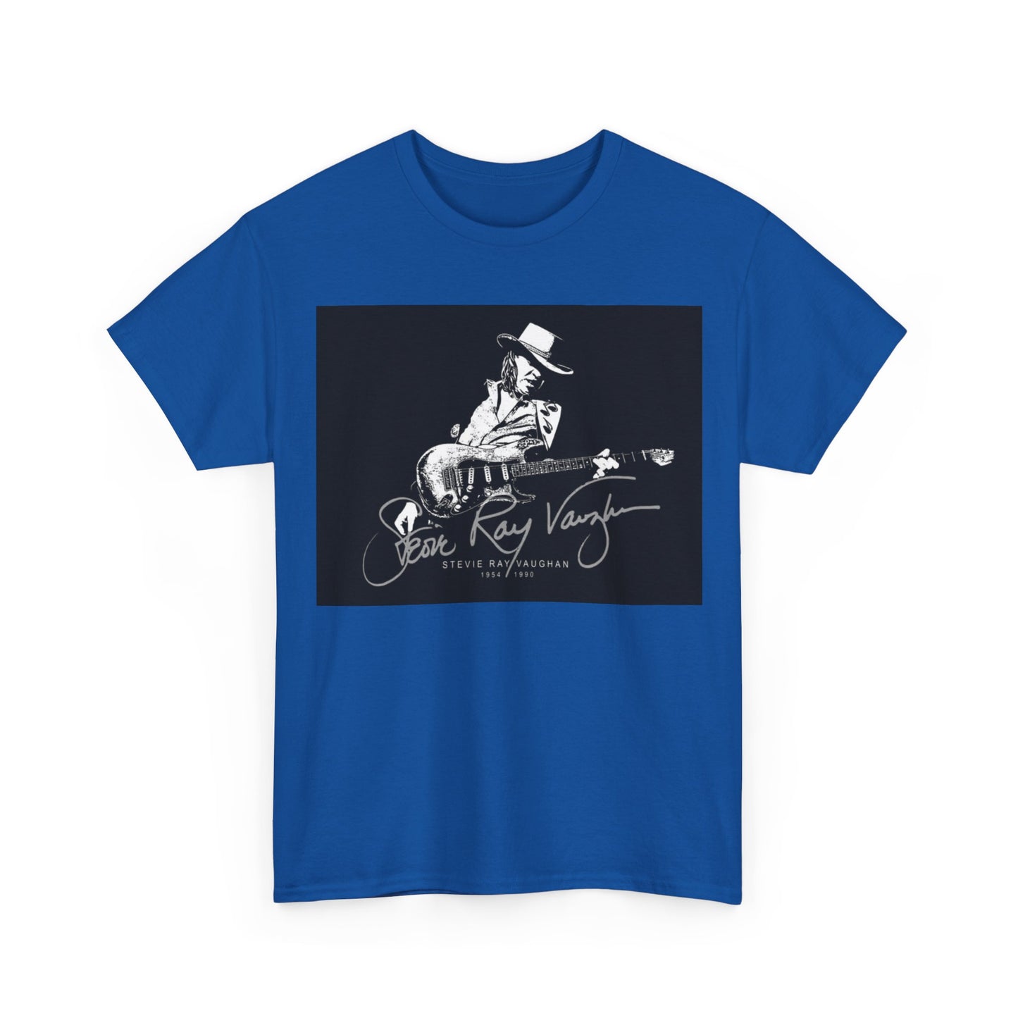 Stevie ray vaughn T-shirt Vintage retro rock album Unisex Heavy Cotton Tee