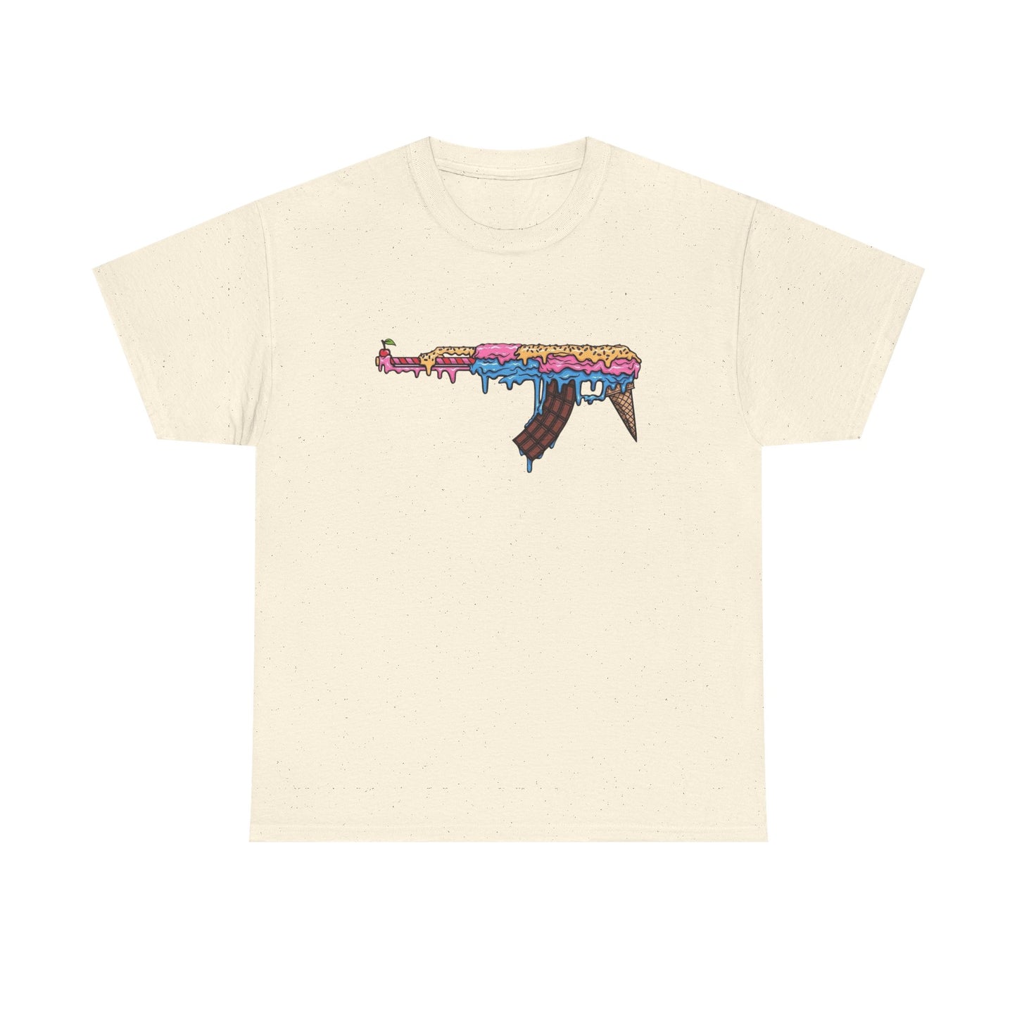 Ice Cream Ak 47 T Shirt Unisex Heavy Cotton Tee