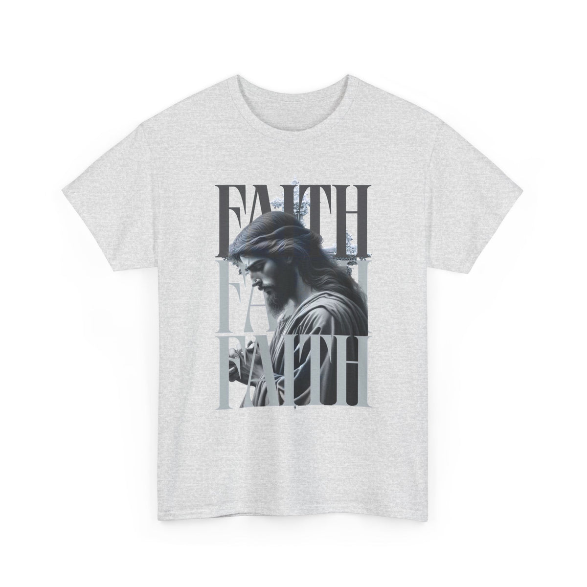 Have Faith Graphic T Shirt Men's Jesus Heavy Cotton Tee