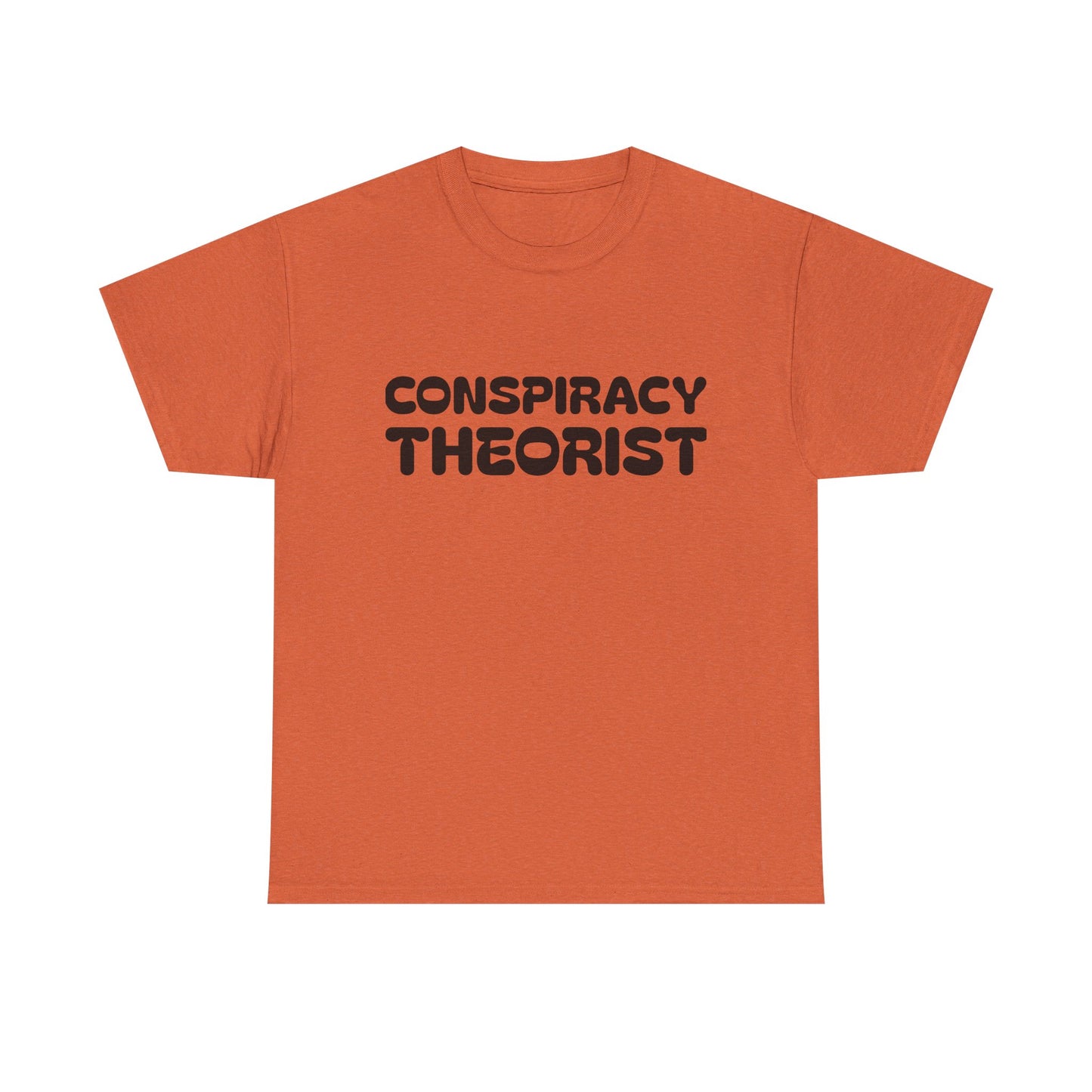 Conspiracy Theorist Funny Aliens UFO Graphic T Shirt Unisex Heavy Cotton Gift