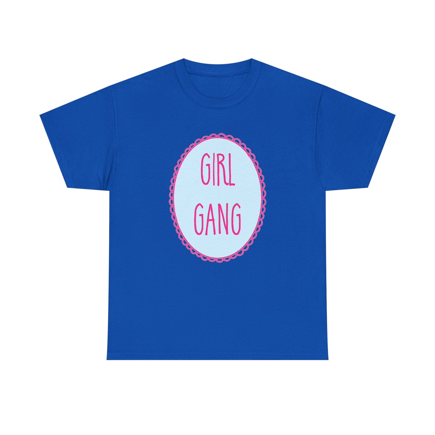 Girl Gang T Shirt Baby Shower Reveal Graphic Unisex Heavy Cotton Tee