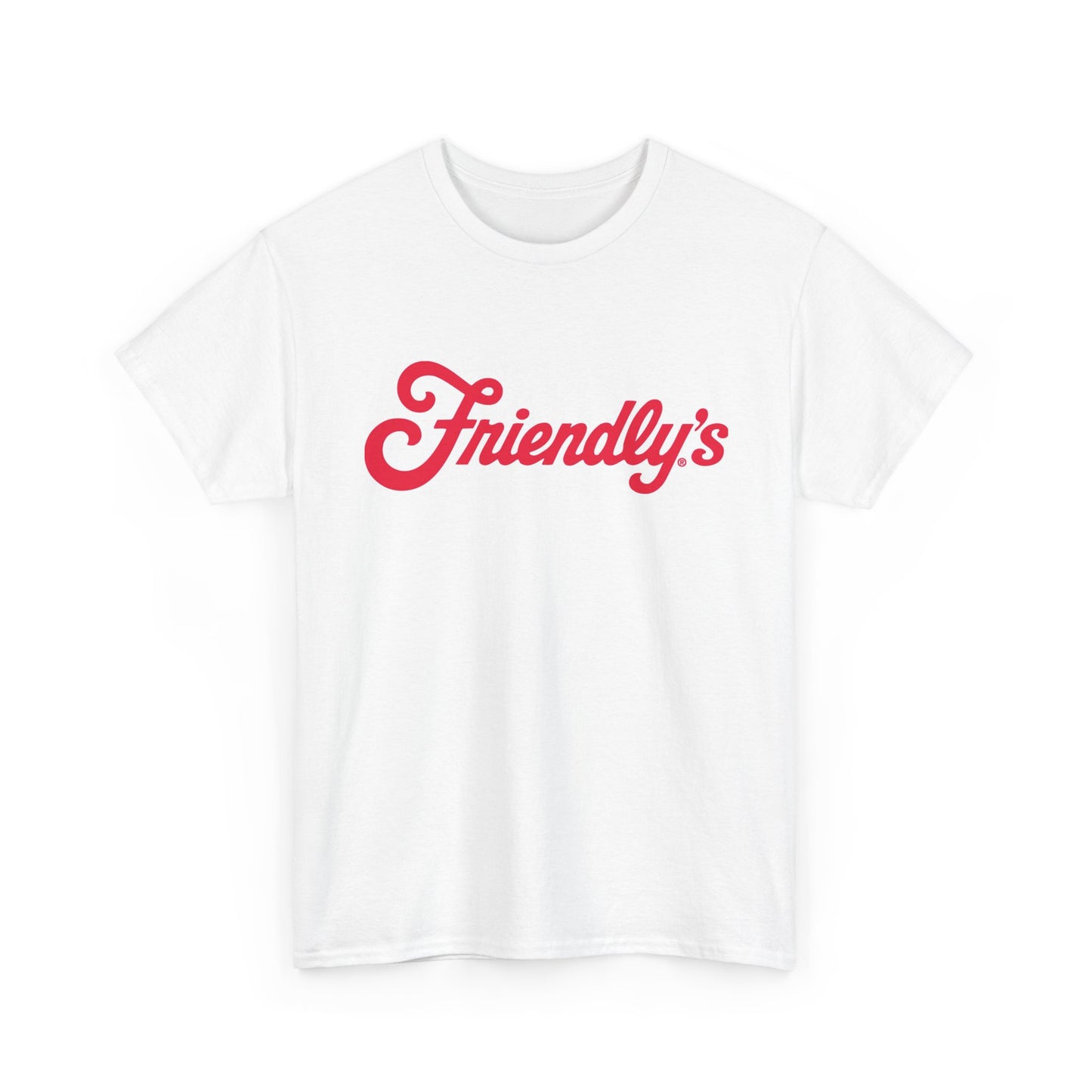 Friendly's Ice Cream Tshirt Vintage Logo New England Retro Unisex Heavy Cotton