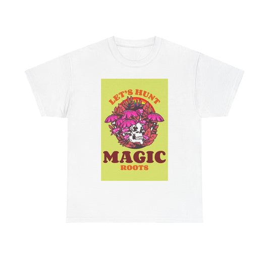 Mushroom magic oversized vintage art New York Heavy Cotton Tee