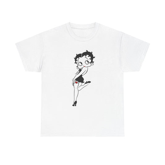 Betty Boop Graphic Tee, Vintage Cartoon T-shirt, Retro Style Unisex Shirt,