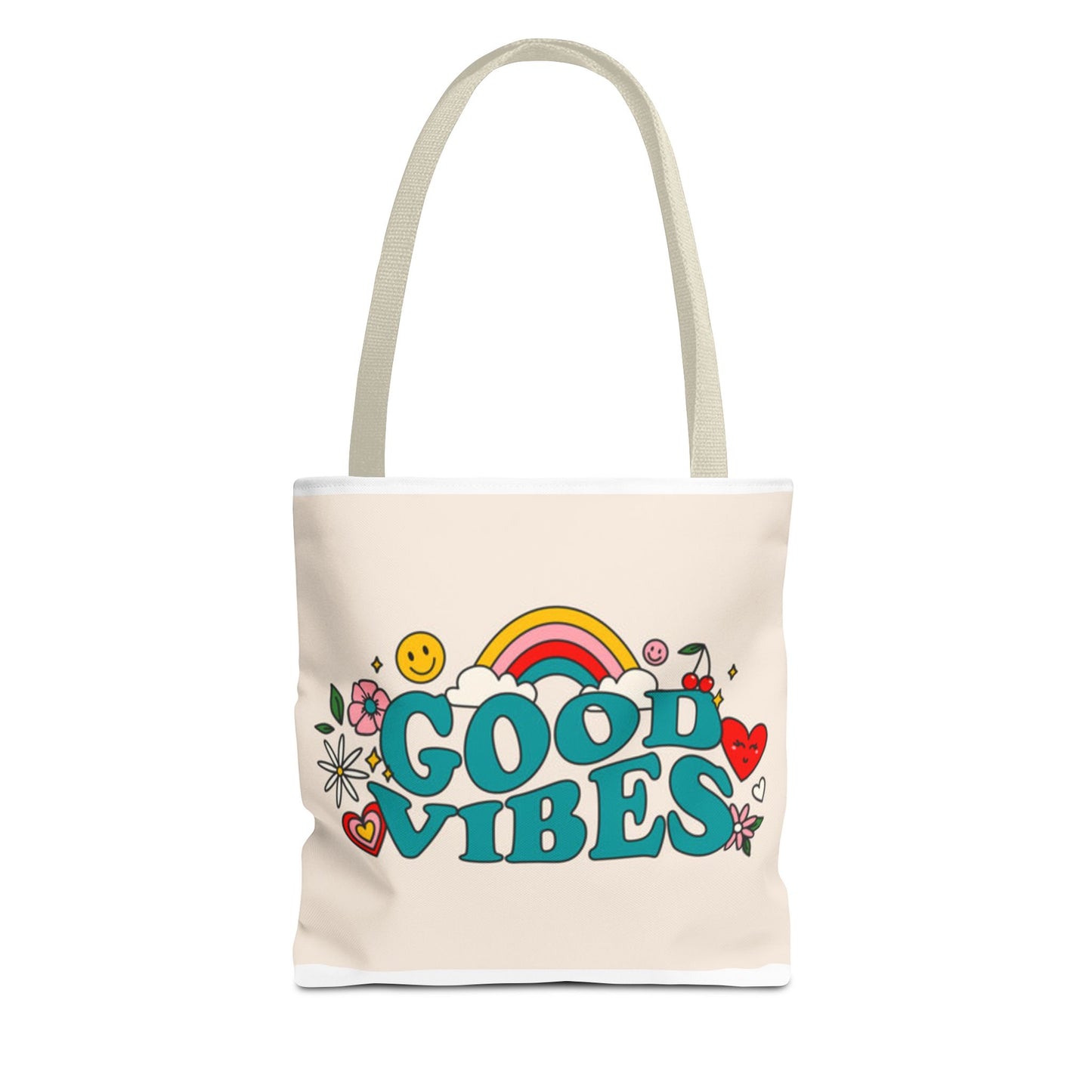 Good Vibes Beach Tropical Tote Bag (AOP)