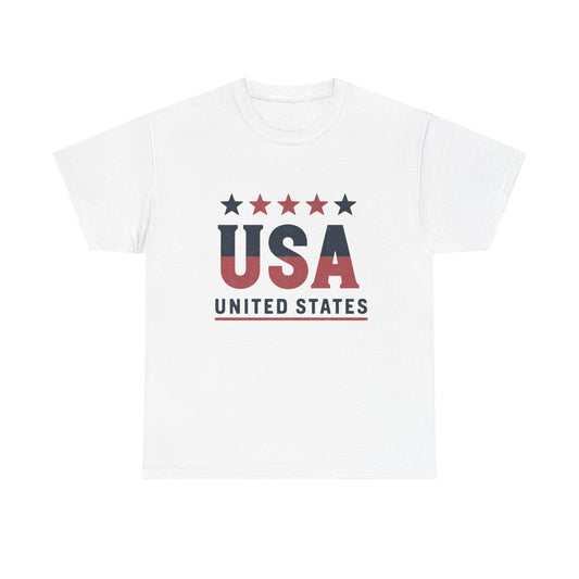 USA Graphic T Shirt NEW ADULT Heavy Cotton Tee