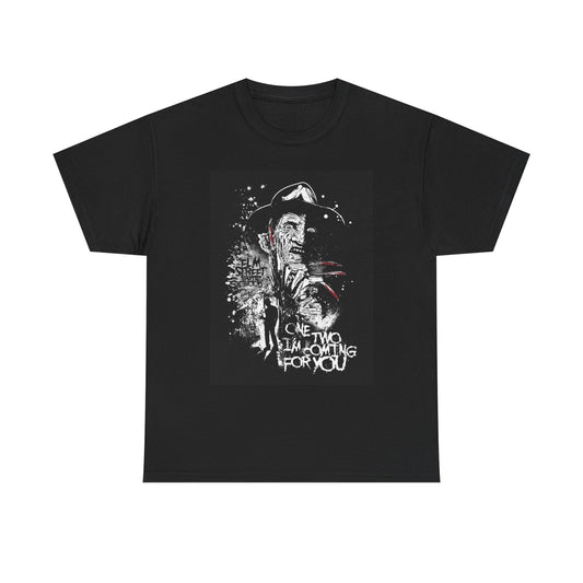 Nightmare On Elm Street Graphic T Shirt Vintage Movie Unisex Heavy Cotton Tee