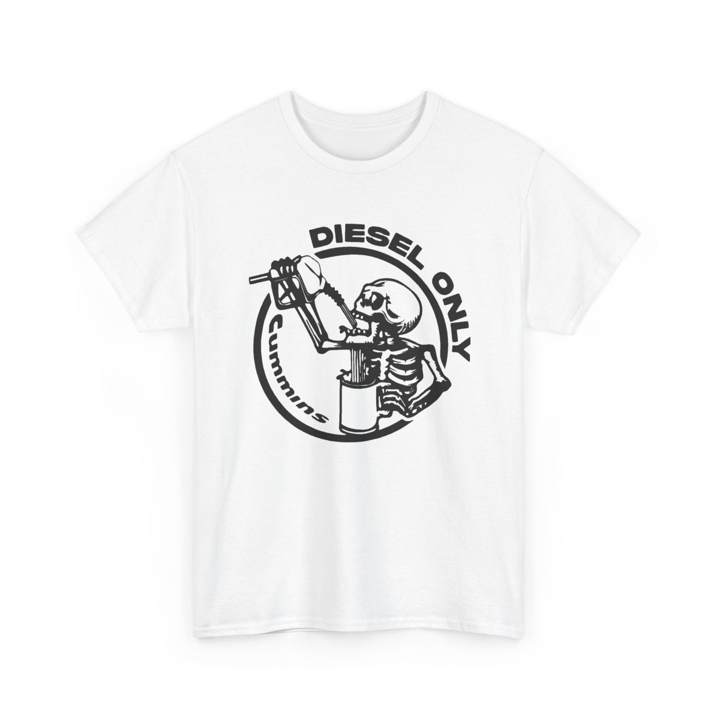 Diesel Only Cummins Graphic T Shirt Unisex Heavy Cotton Tee NEW
