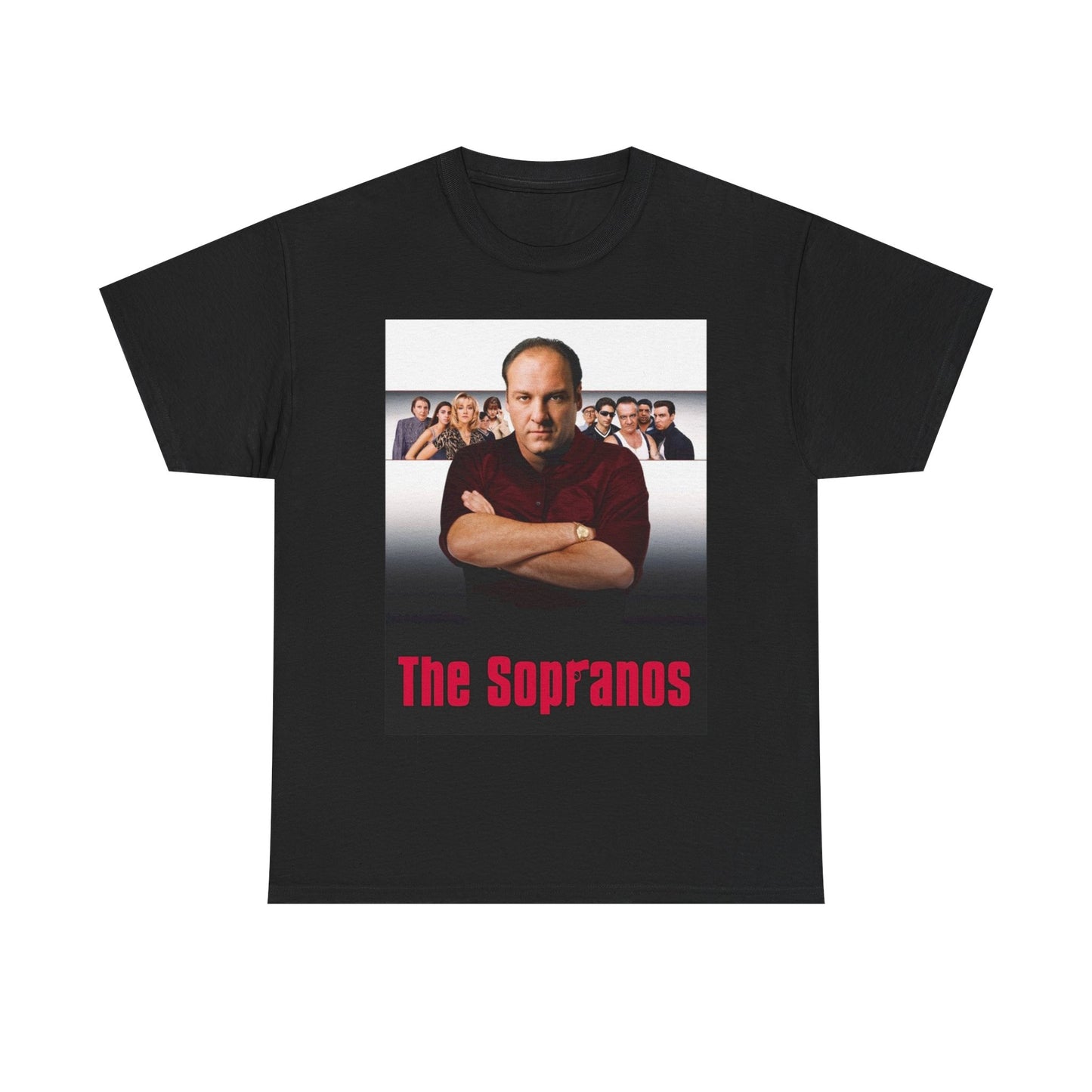 The Sopranos Tshirt Vintage Retro Italian Tv Series NY Unisex Heavy Cotton Tee