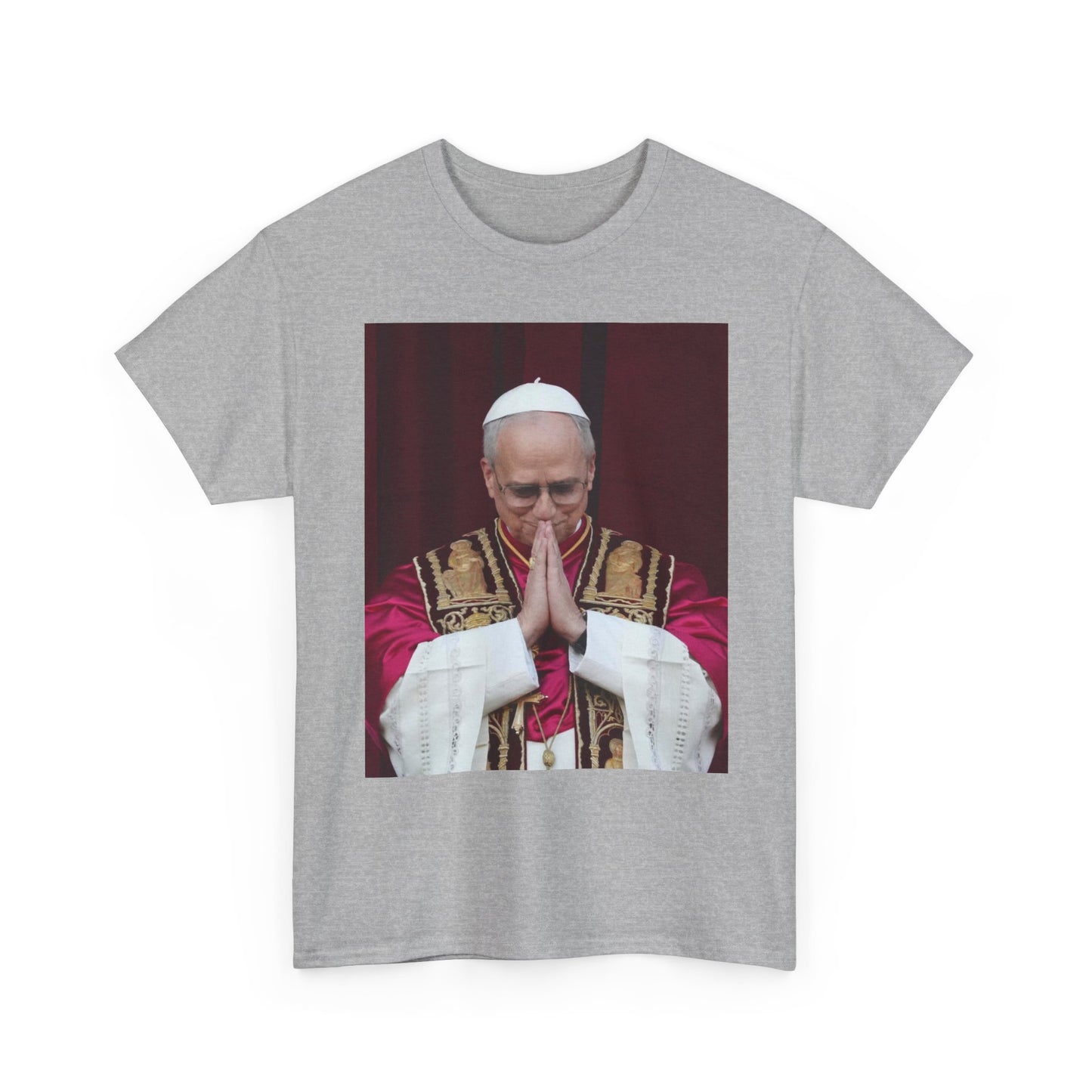 Pope Leo Graphic T Shirt New All Sizes Fast Ship Unisex Heavy Cotton Tee