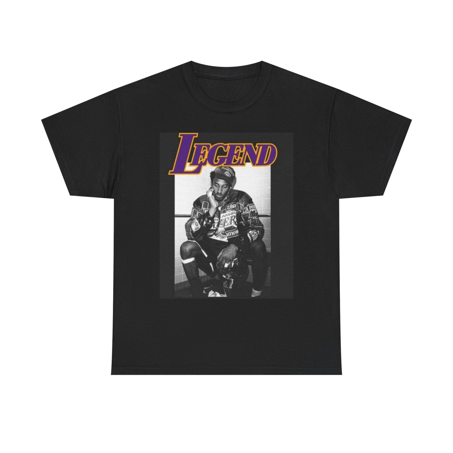 Legend Kobe Graphic T Shirt Vintage LA Unisex Heavy Cotton Tee