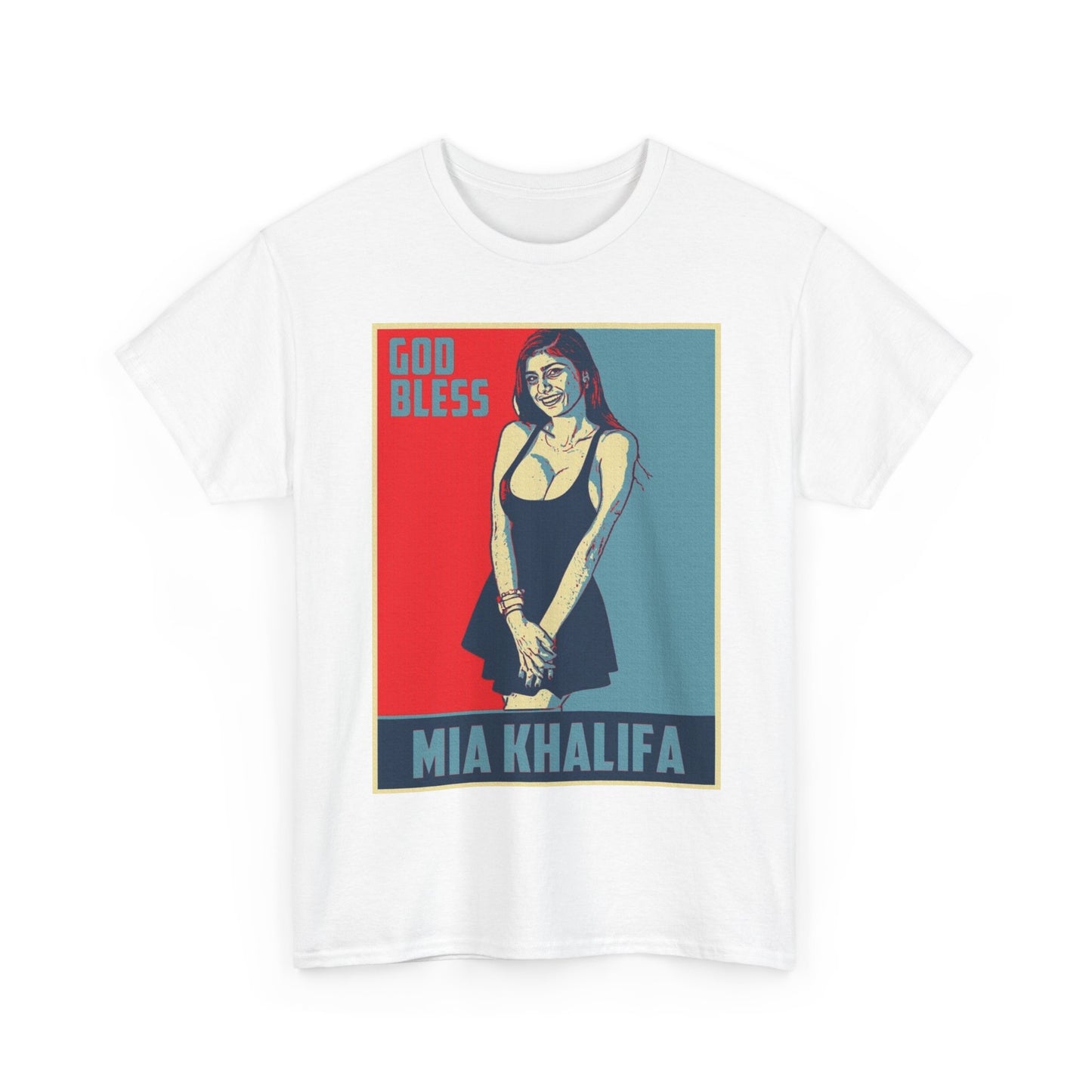 Mia Khalifa Graphic T Shirt Funny model Gift Onlyfans Unisex Heavy Cotton Tee