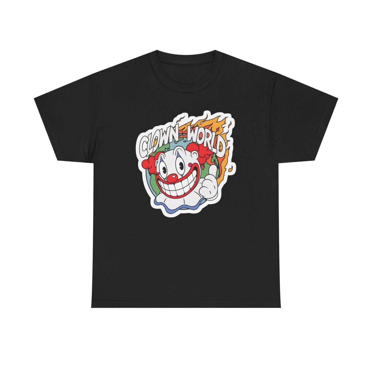 Clown World Graphic T-Shirt Unisex Heavy Cotton Tee Gift NEW
