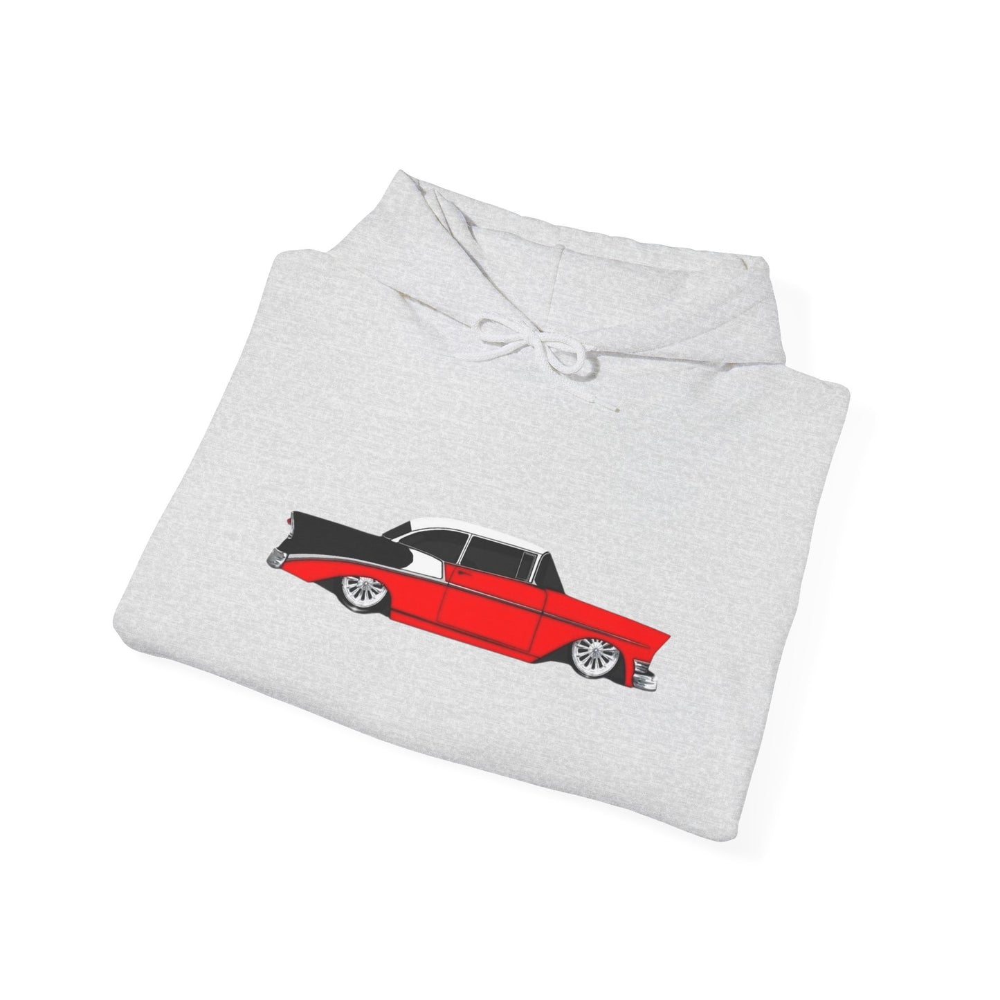 57 Chevrolet Hot Rod Vintage Graphic Hoodie NEW Unisex Heavy Hooded Sweatshirt