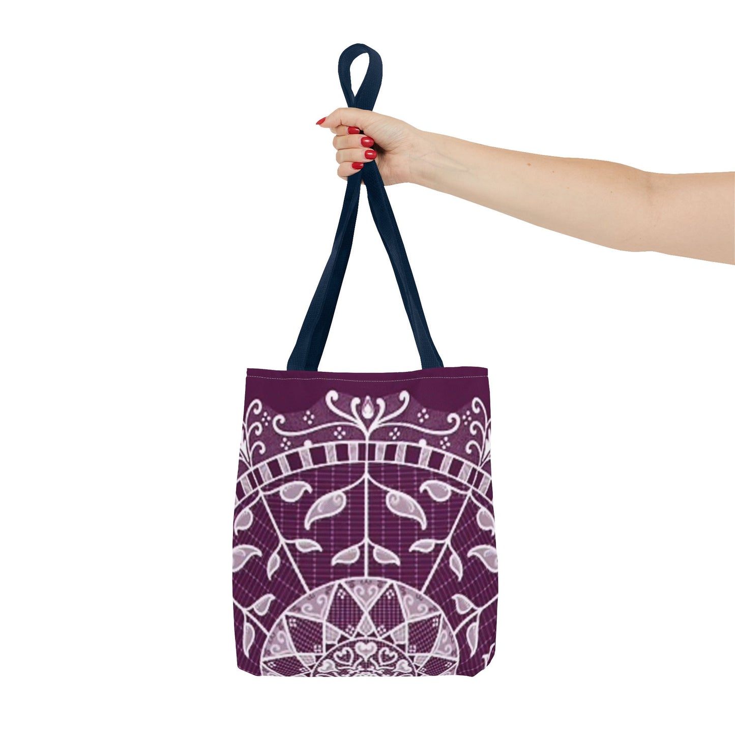 Purple And White Multi Color BRAND NEW MODERN Tote Bag (AOP)