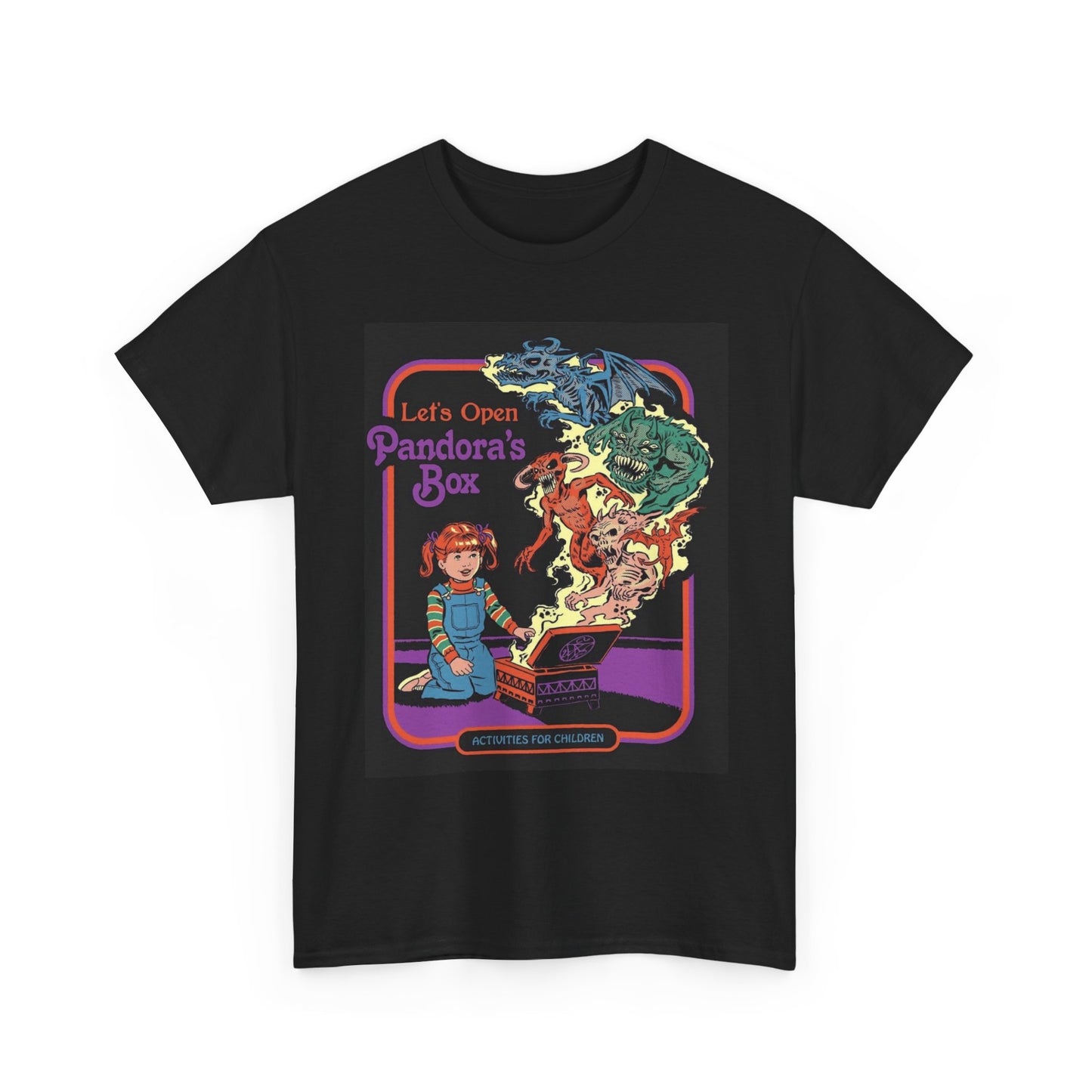 Lets Open Pandora's Box Graphic T Shirt Cotton Tee