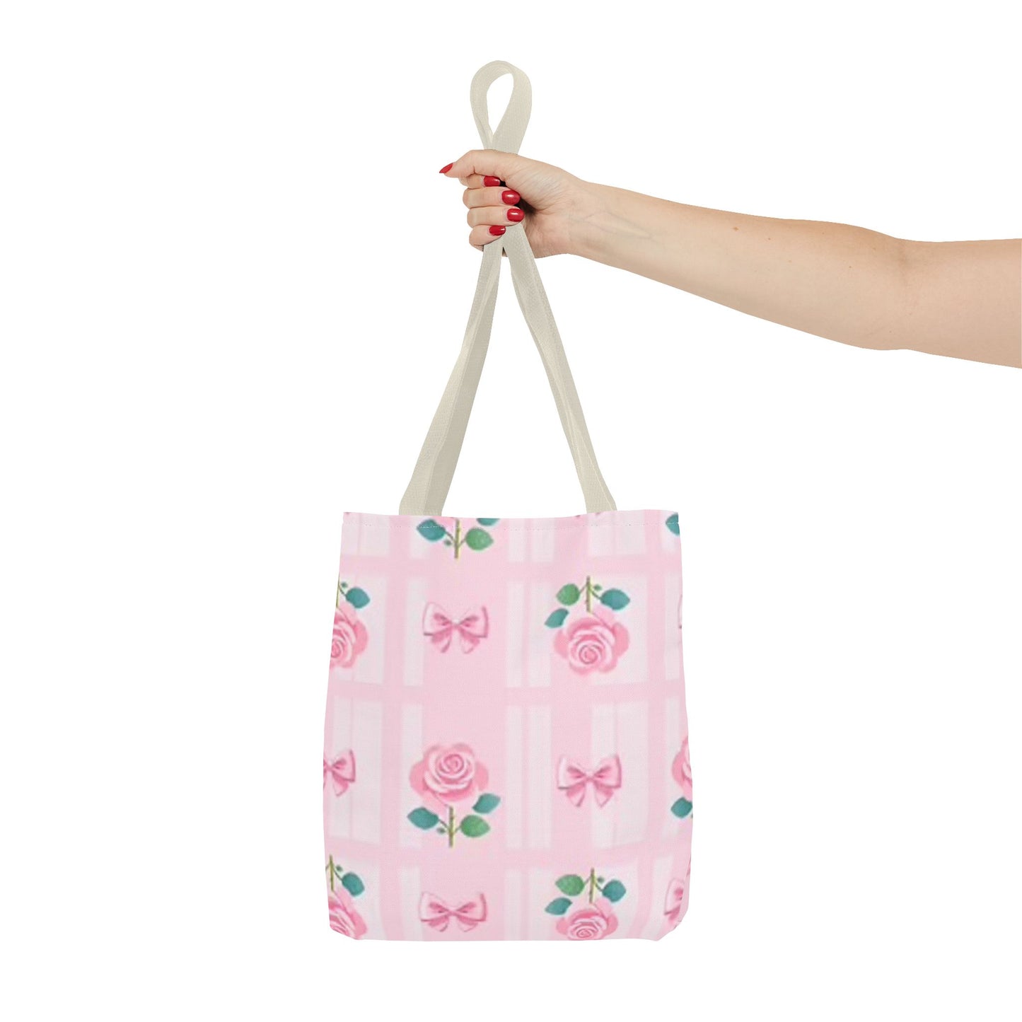Pink Roses And Bows CUTE BRAND NEW Tote Bag (AOP)