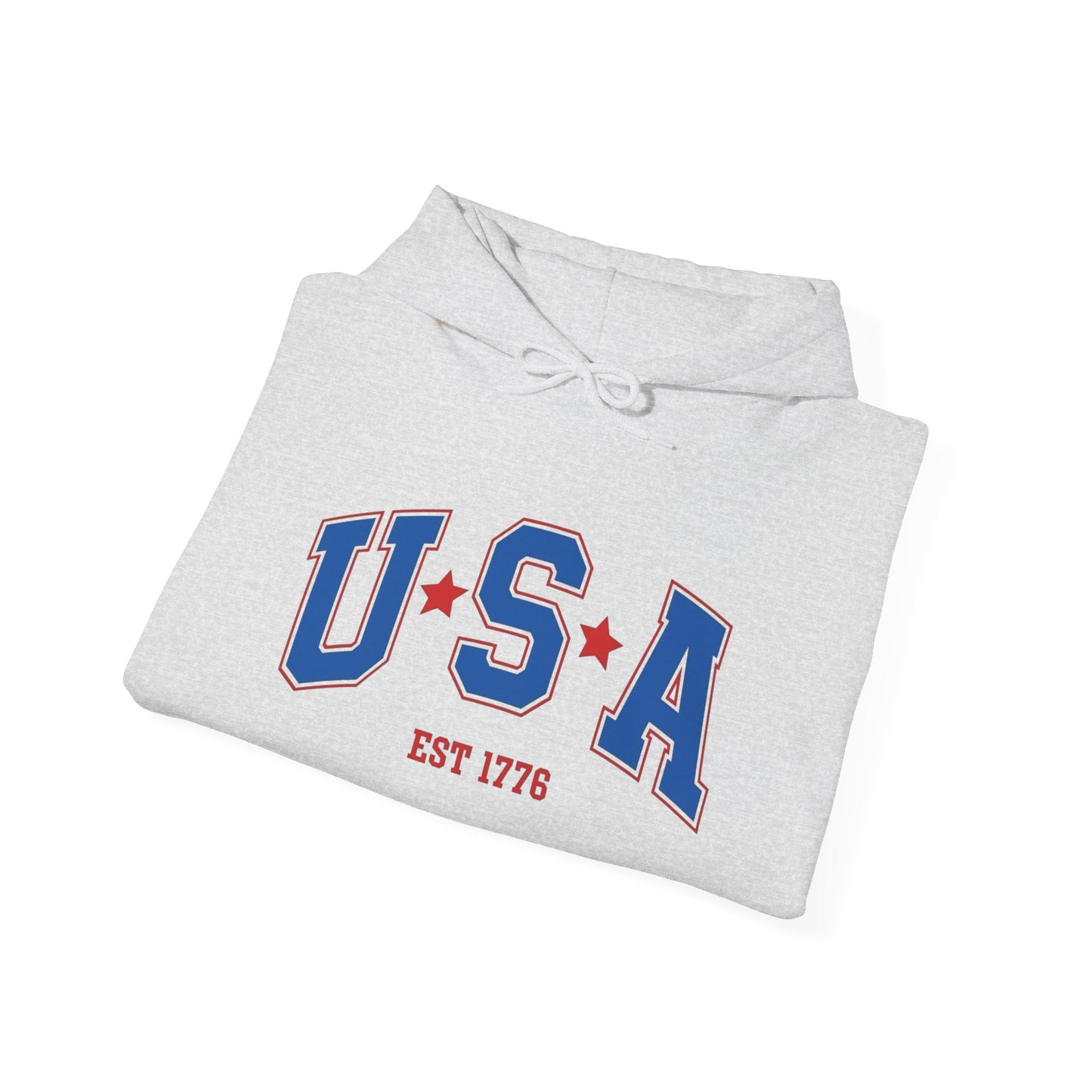 USA American Flag 1776 Graphic Hoodie Heavy Blend™ NEW Sweatshirt