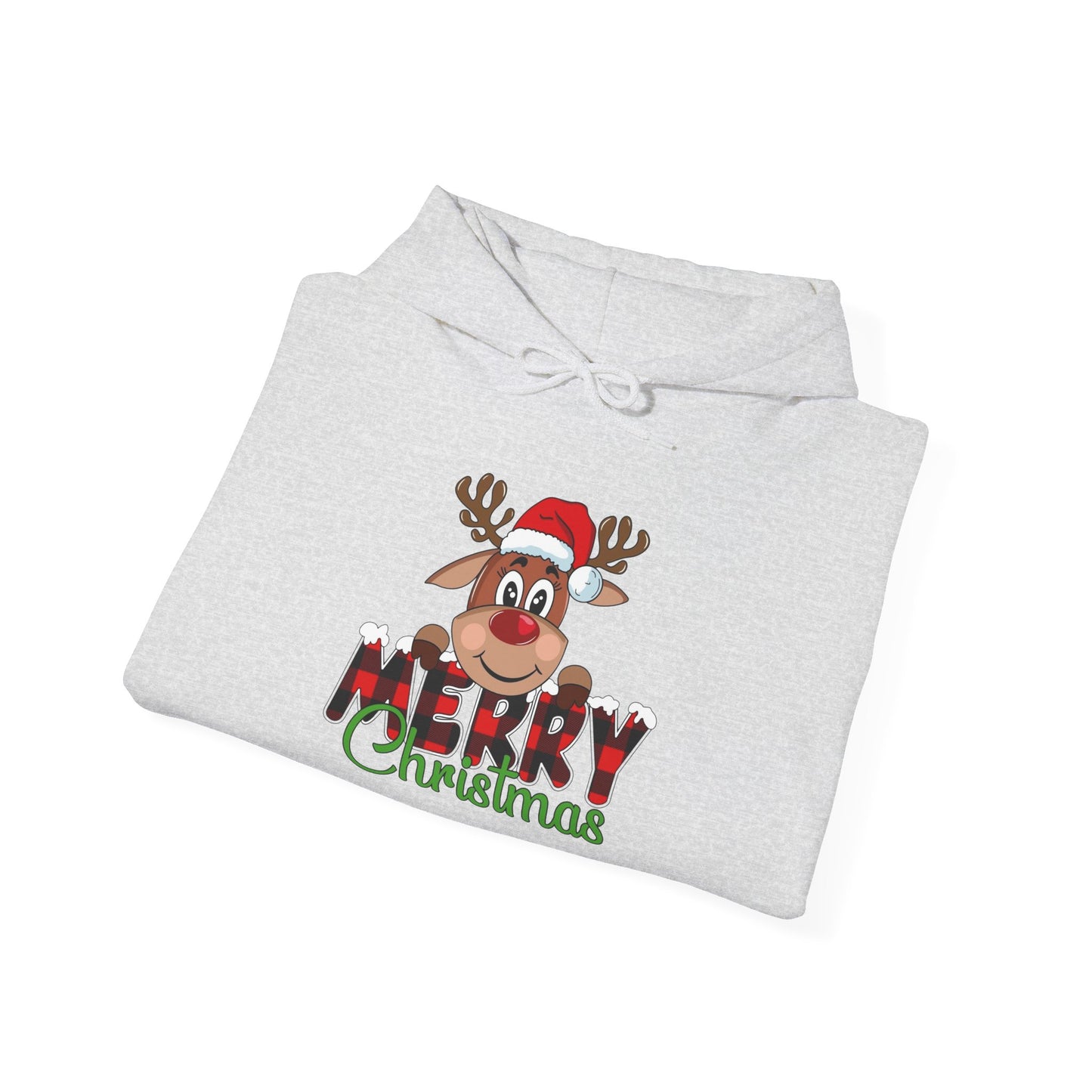 Merry Christmas Graphic Hoodie Unisex Heavy Blend™ Hooded Sweatshirt