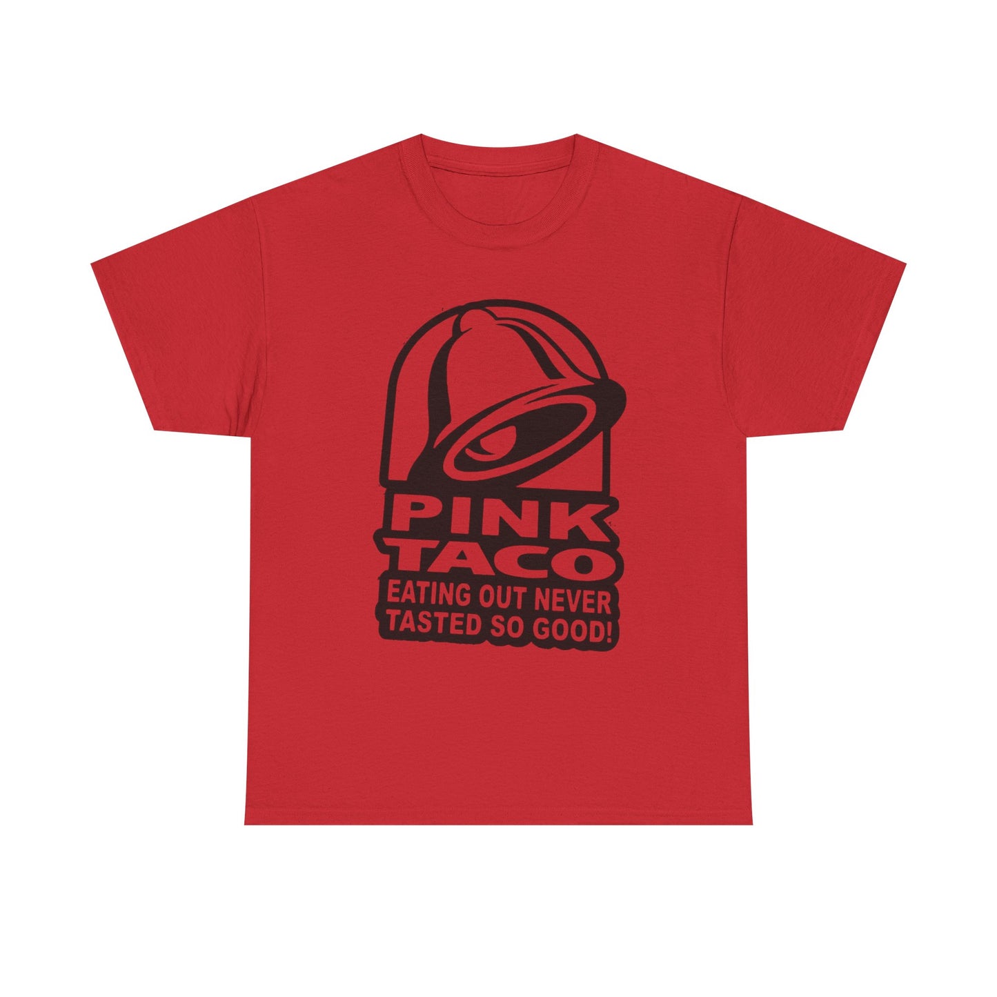 Pink Taco Funny Sex Jokes Graphic T Shirt S-5XL NEW Unisex Heavy Cotton Tee