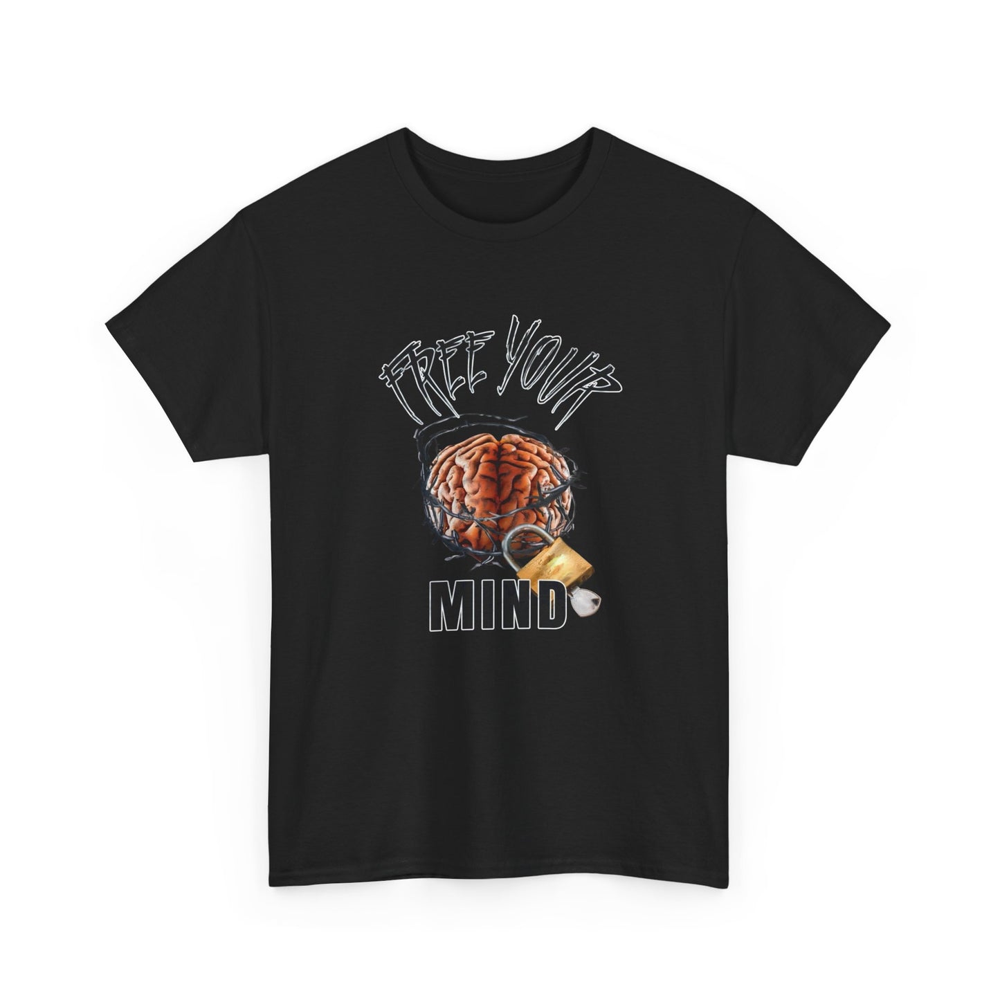 Free Your Mind Graphic T Shirt Unisex Heavy Cotton Tee