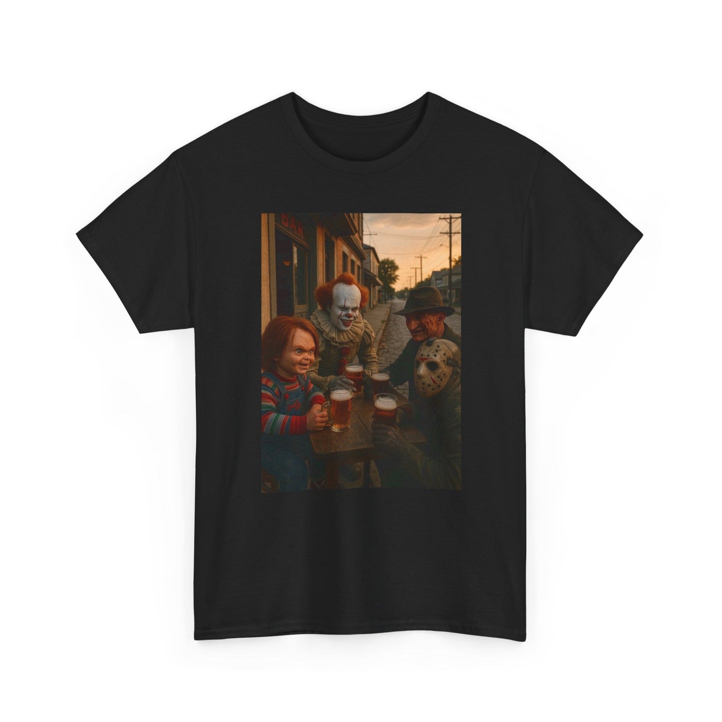Chucky IT Freddy Krueger Horror Graphic T Shirt Mens BRAND NEW S-5XL