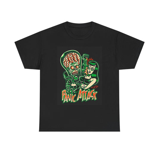 Panic Attack Graphic T Shirt Cotton Tee
