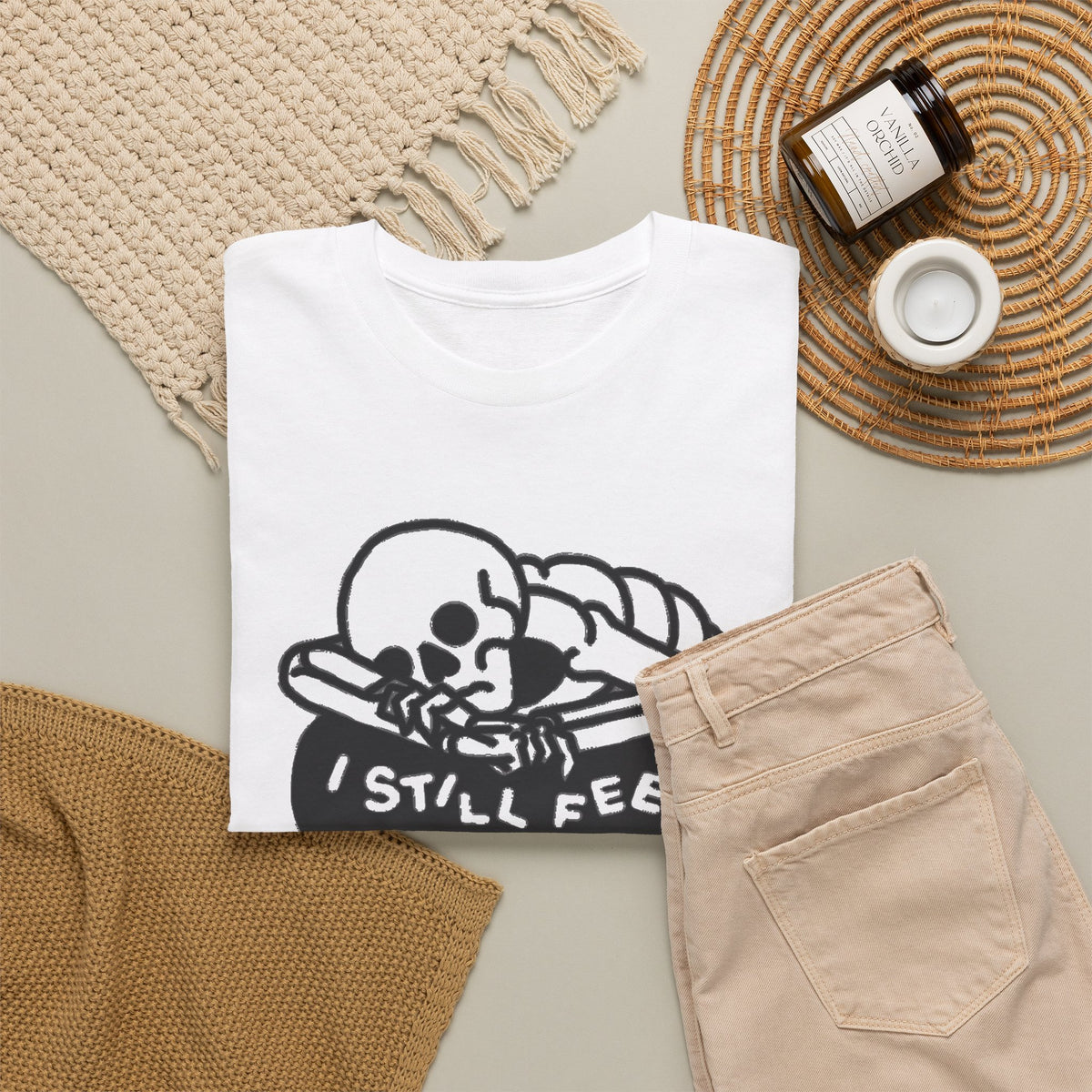 I Still Feel A Bit Messed Up Life Graphic Retro T-Shirt Men's Tee