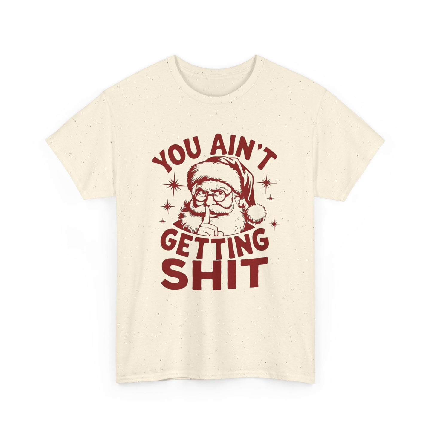 Funny Santa Christmas Graphic T Shirt NEW Unisex Heavy Cotton Tee