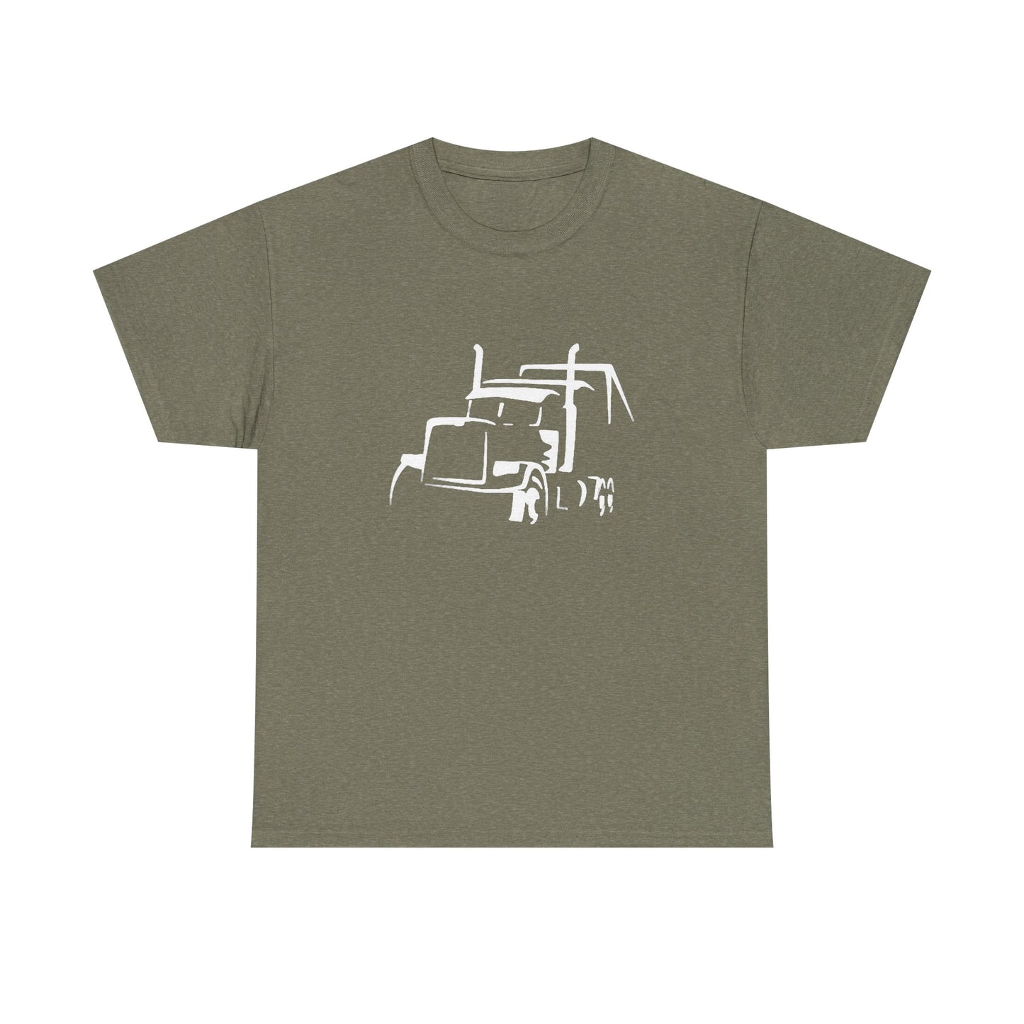 Semi Truck Trailer Hauling Graphic T Shirt NEW Adult Regular Sizing Tee